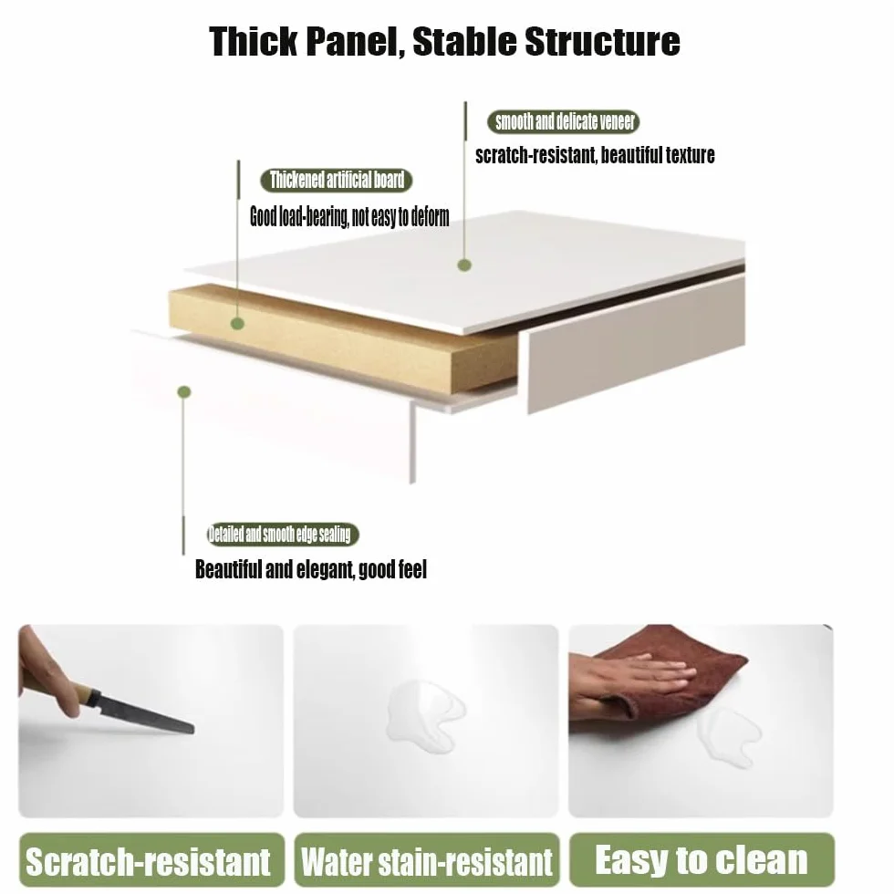 Tavolino Da Letto Regolabile,Tavolino Sopraletto Regolabile Da 115-210 Cm Con Ruote Tavolino Sopraletto Con Gamba In Acciaio Resistente Adatto Per Camera Da Letto/studio/soggiorno(Color:black)