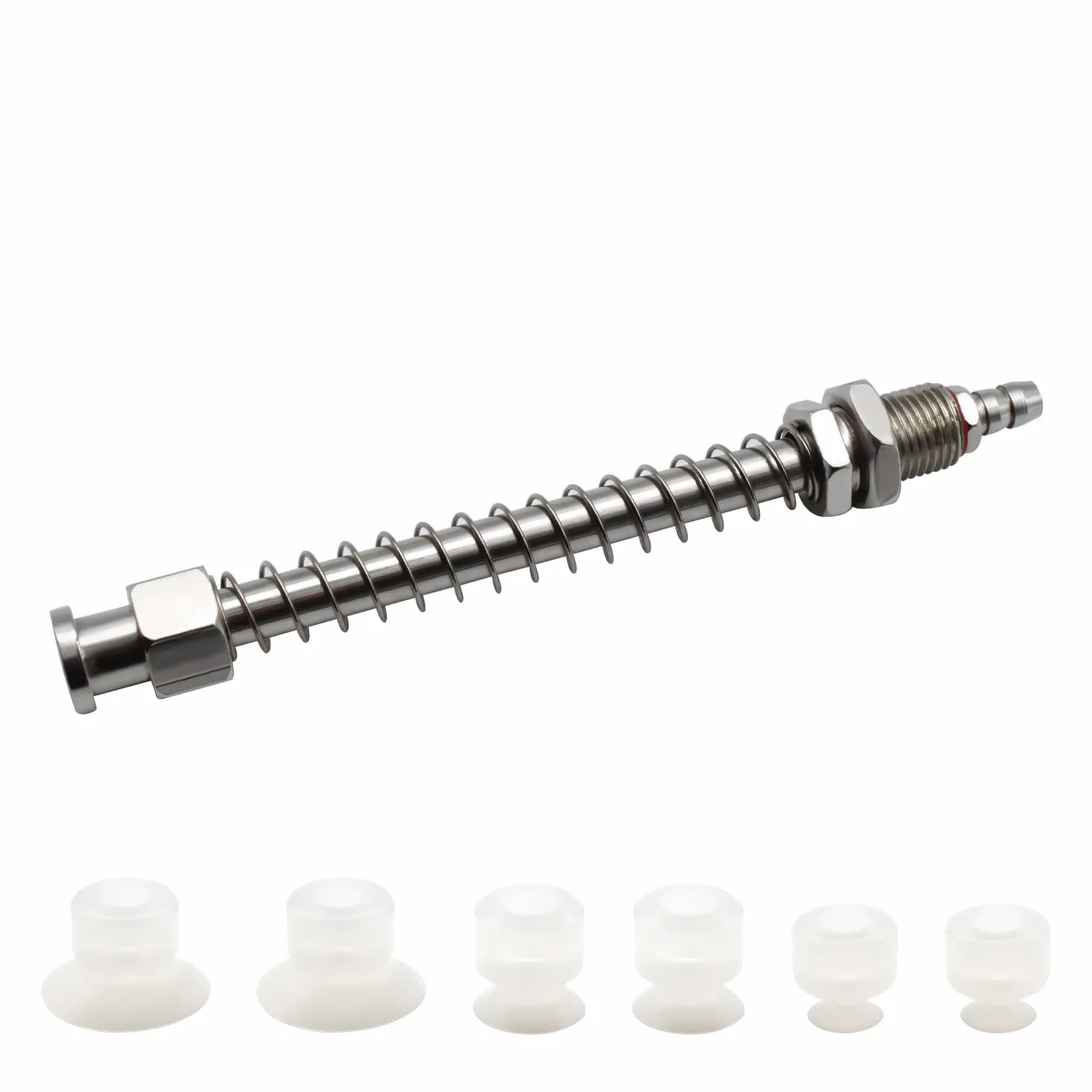 TS-M10-L108-11 Tipo Portaventosa, con 3 Tipi di Ventose, 2 di Ogni Tipo, Forte Capacità di Assorbimento, Oscillante e non Cadente, Ampiamente Utilizzato in Apparecchiature di Automazione