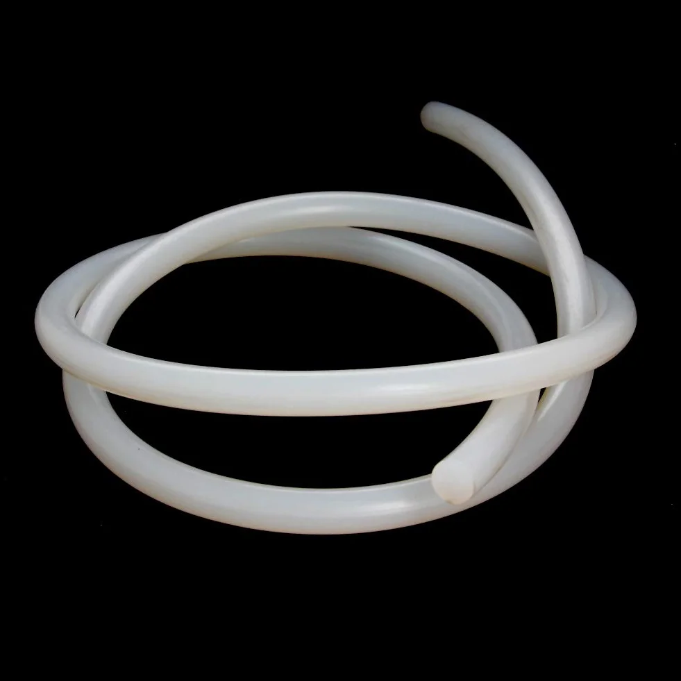 Guarnizione in silicone morbido VMQ 10 mm x 1 m traslucida rotonda
