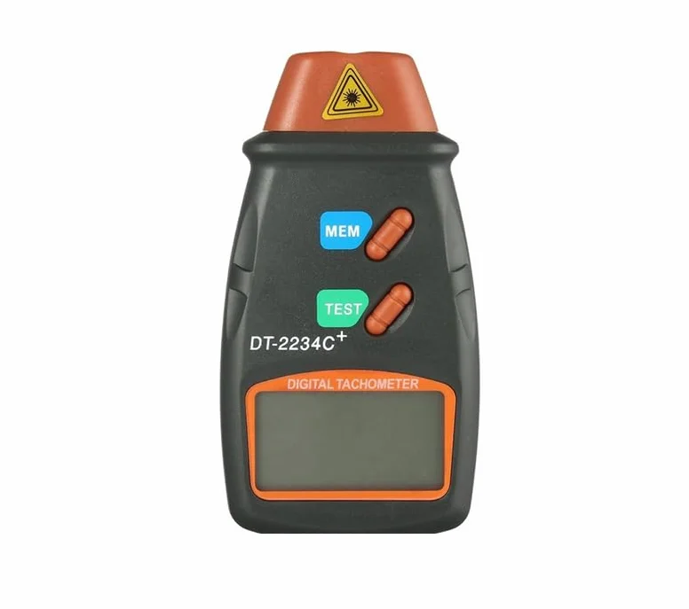 Contagiri digitale laser per foto, tachimetro laser senza contatto, RPM
