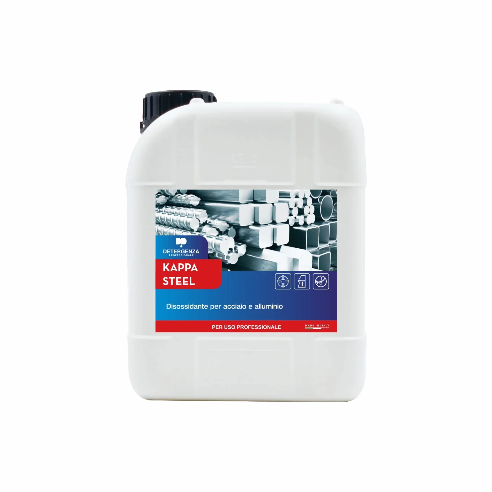 DISOSSIDANTE PER ACCIAIO E ALLUMINIO KAPPA STEEL CONCENTRATO - pz. 1 da 5 L