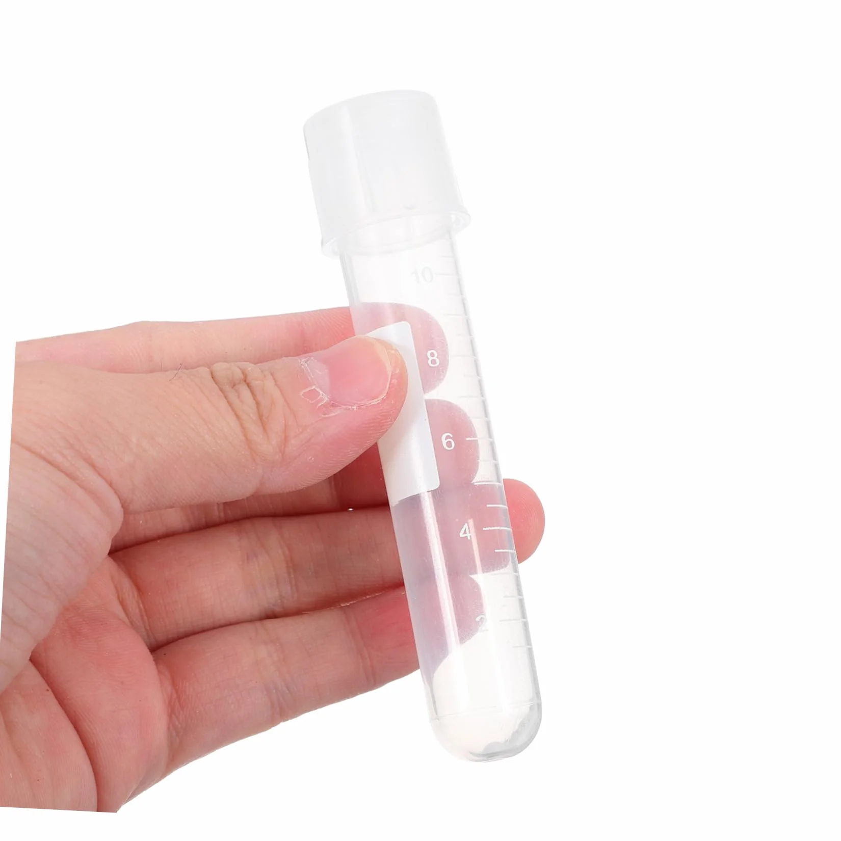 Tubo Di Cultura Con Coperchio Provette Da Laboratorio per Campioni Liquidi 10 pezzi