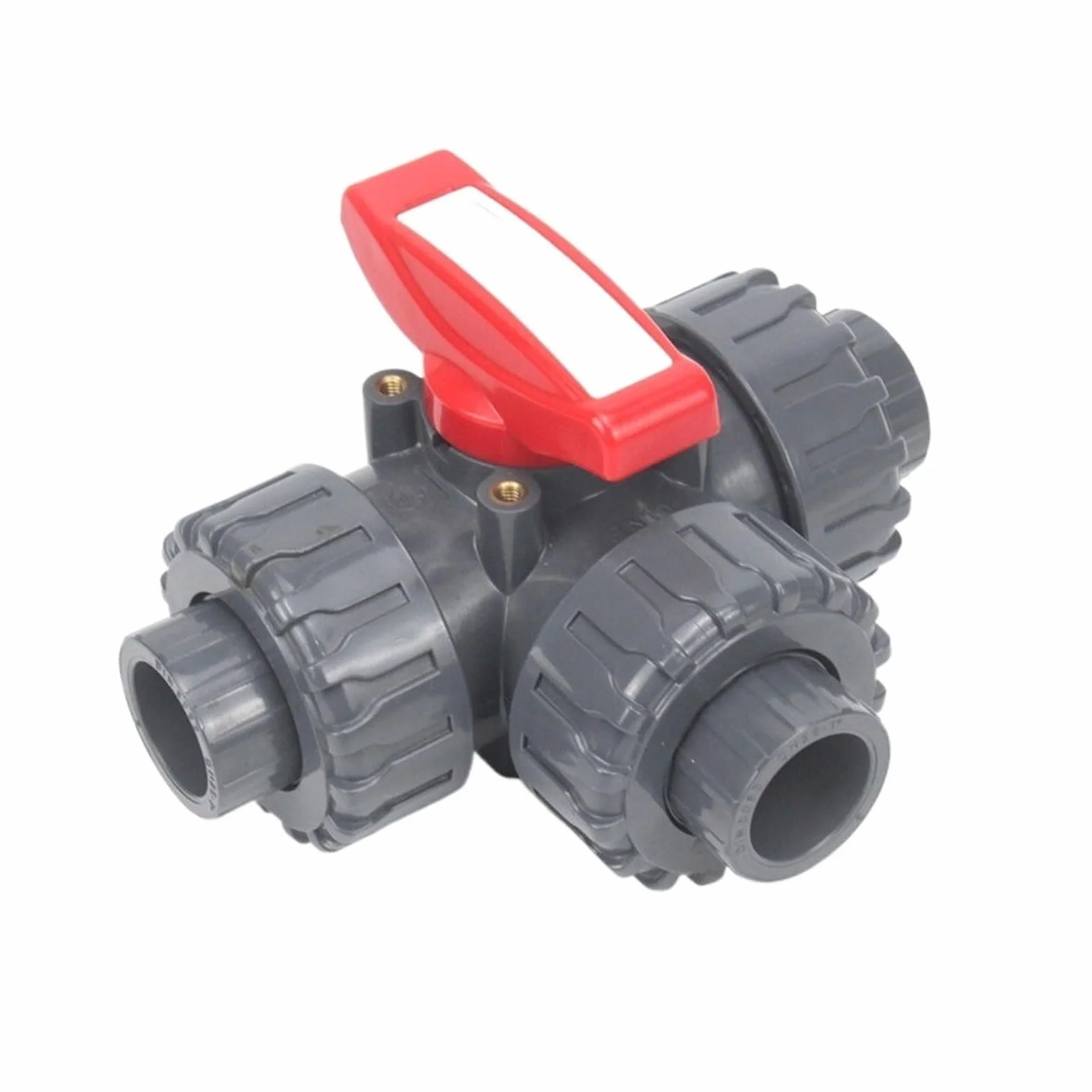 Valvola a sfera, 1 Valvola A Sfera A 3 Vie Tipo T/L Di Controllo Multipla Raccordi For Tubi Connettori For Acqua For Irrigazione Da Giardino(DN15(20mm),T Style)