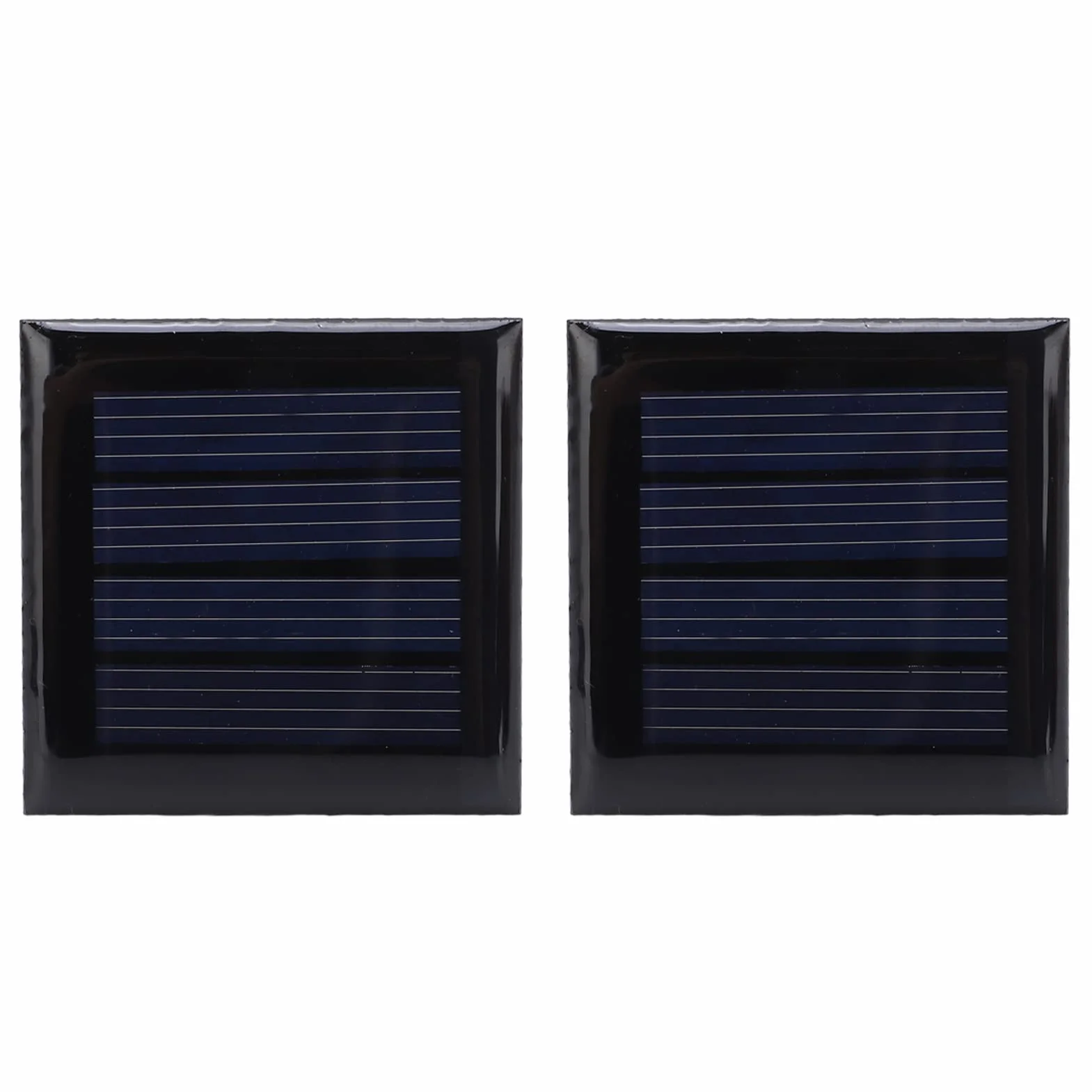 Pannelli Solari, 2 Pezzi 2V 210MA Micro Pannelli Solari Mini Celle Solari Portatili Materiali per Giocattoli Elettrici Fai-da-te Celle Fotovoltaiche Caricatore 40x40mm per Esterno