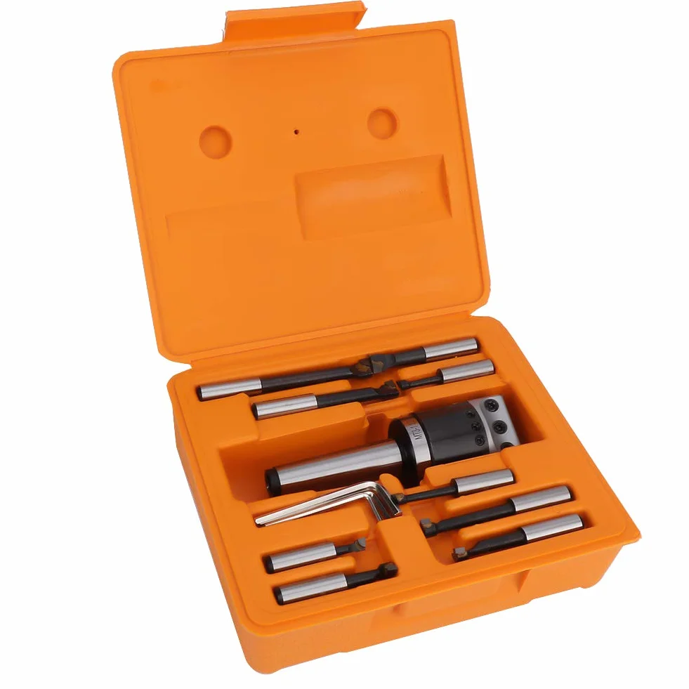 Testa Noiosa F1,M12 Mt3 F1 Strumento Noioso,Filetto Coda 1-1/2-18Unf,Acciaio Al Carbonio Ad Alta Durezza,Questo Prodotto è l'Accessorio Principale Per Alesatrici e Fresatrici a Controllo Numerico