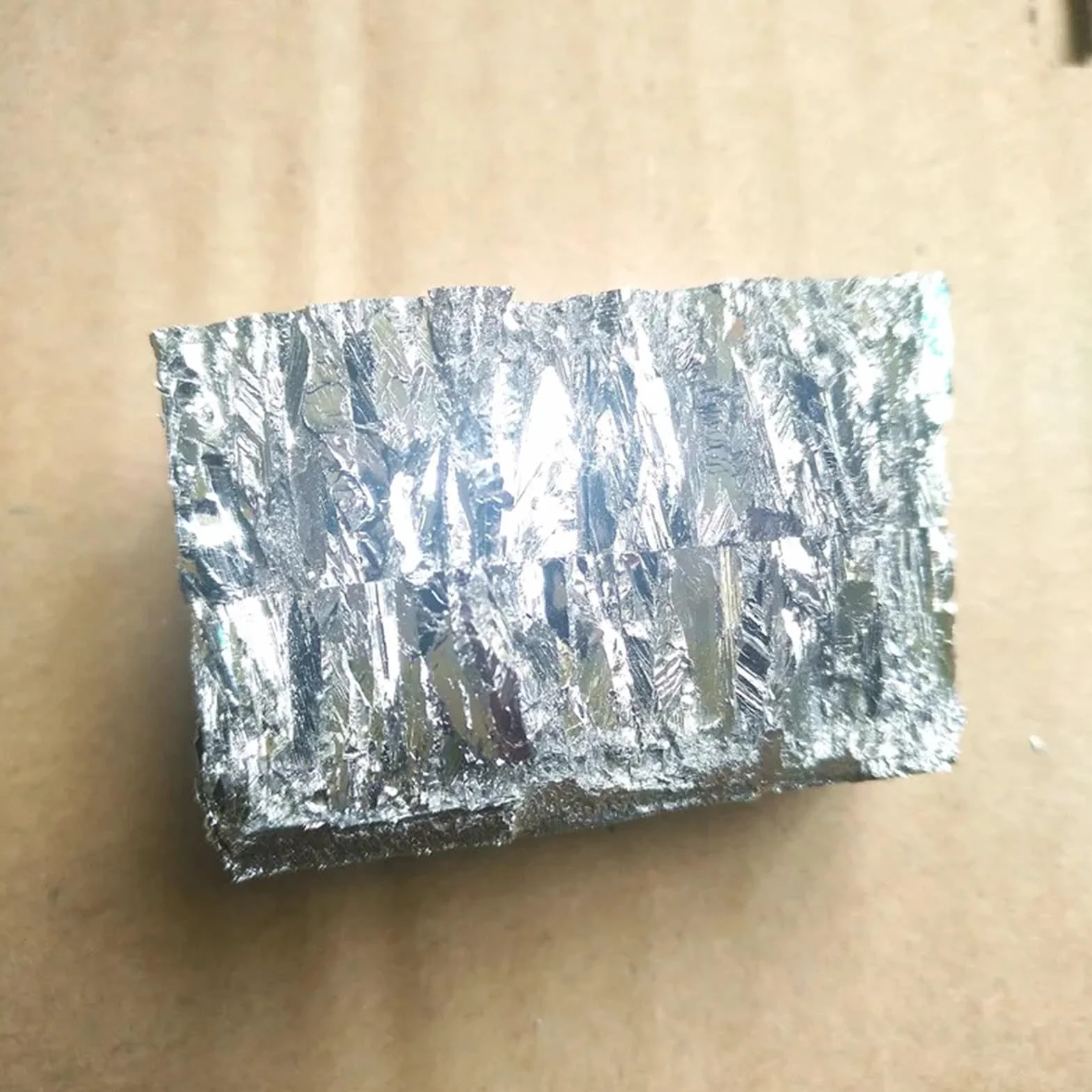 Bismuto, blocco di bismuto, in metallo, ad elevata purezza, Bi 99,999%, 100 g, 500 g, bismuto puro per ricerca scientifica (blocco di bismuto, 500 g)