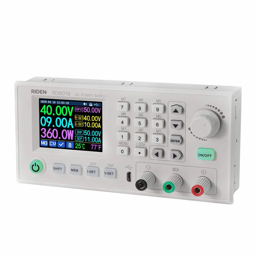 Alimentatori da laboratorio VISLONE RD6018 18A modulo di alimentazione cc a tensione costante e corrente costante Tastiera PC software voltmetro di controllo (WIFI version)(versione USB)