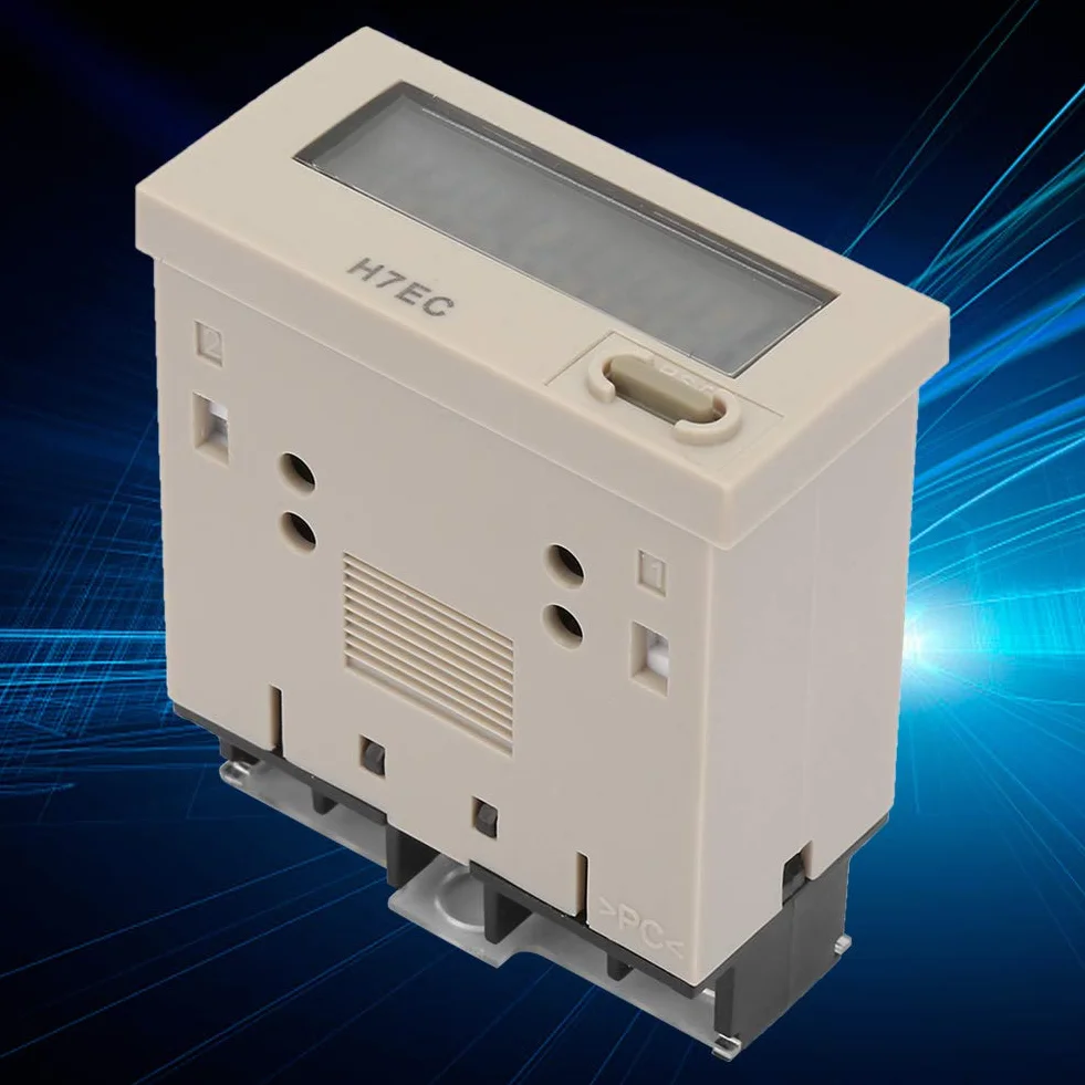 H7EC NV Contatore Elettrico Digitale Totalizzatore DC 3-36V LCD 8 Cifre