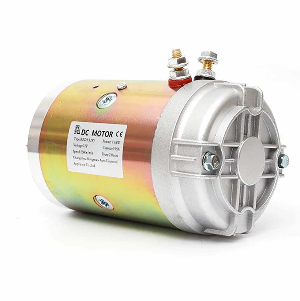 Motore Elettrico Della Pompa Dell'olio Idraulico Del Camion di Immondizia Del Camion di Pallet Motore di Cc(24V 2200W)