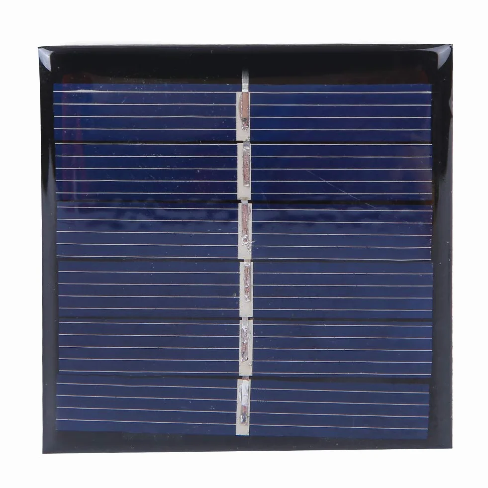 Pannello solare in silicio da 4 pcs 3v 168MA, 54x54mm/2.1x2.1in a energia solare Mini celle solariSistema fai -da -te Kit Emergenza Caricatore portatile portatile