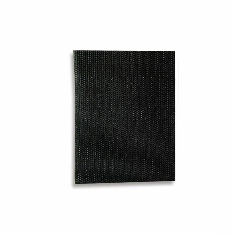 Cuscinetto di interfaccia in spugna morbida 75 x 100 mm, gancio rettangolare e loop per levigatrice, disco in schiuma per levigatura dei contorni e riduzione delle vibrazioni