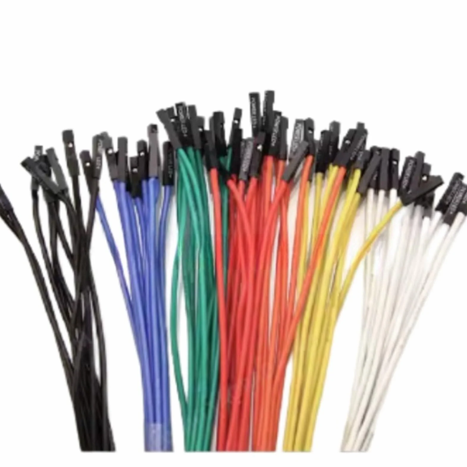 10 pz Filo in Silicone Morbido 1P Cavo Jumper Femmina Maschio Connettore 10/20/30 cm 22awg