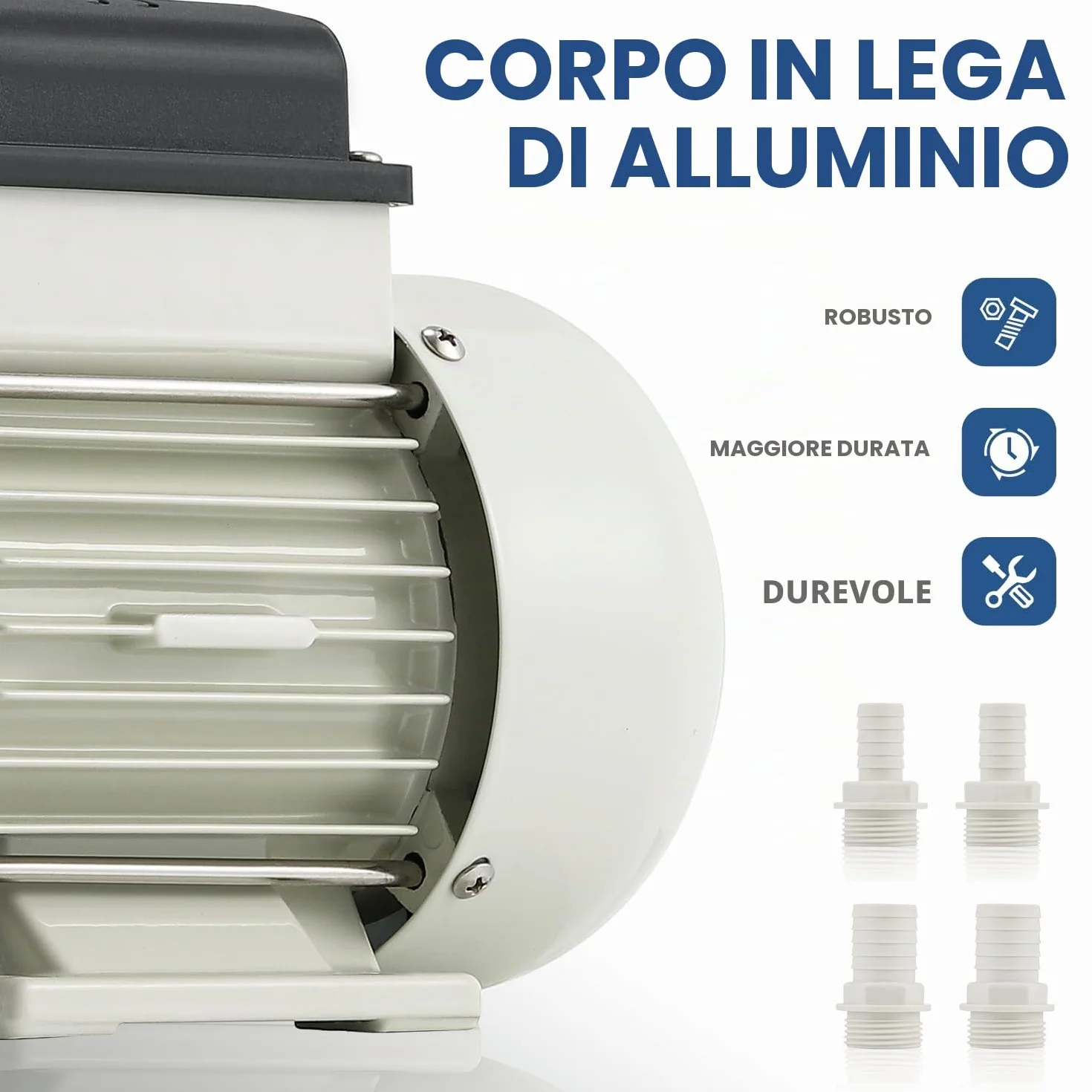 Mxmoonant 220V AC Pompa a Membrana Multi-liquido, 25 Psi, 1,7 Bar, 400W, 40 Lpm/min, Autoadescante, Avvio/Arresto con un Solo Tocco, per Gasolio,DEF, ADblue, Urea, Bevande