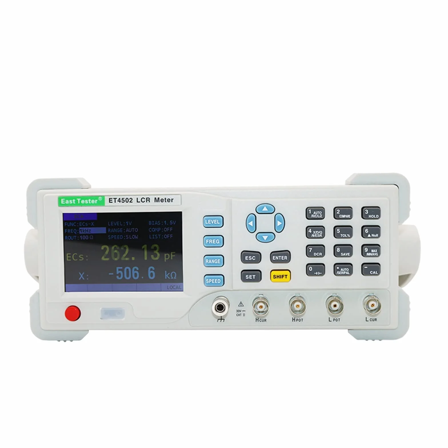 Generatore di Segnale Bridge LCR digitale desktop serie ET45 (ET4501/ET4502/ET4510) Misuratore di induttanza resistenza capacità da banco con schermo LCD TFT 3,5"(ET4510)