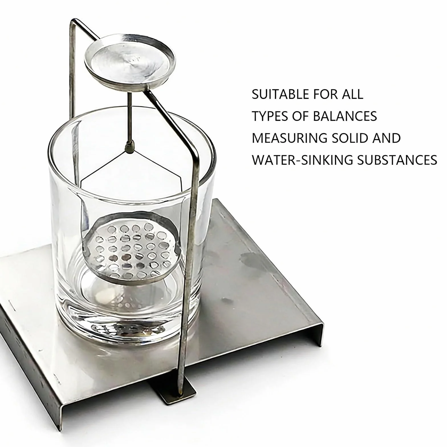 Kit per la determinazione della densità per bilance da laboratorio, telaio di precisione per la misurazione di solidi e liquidi