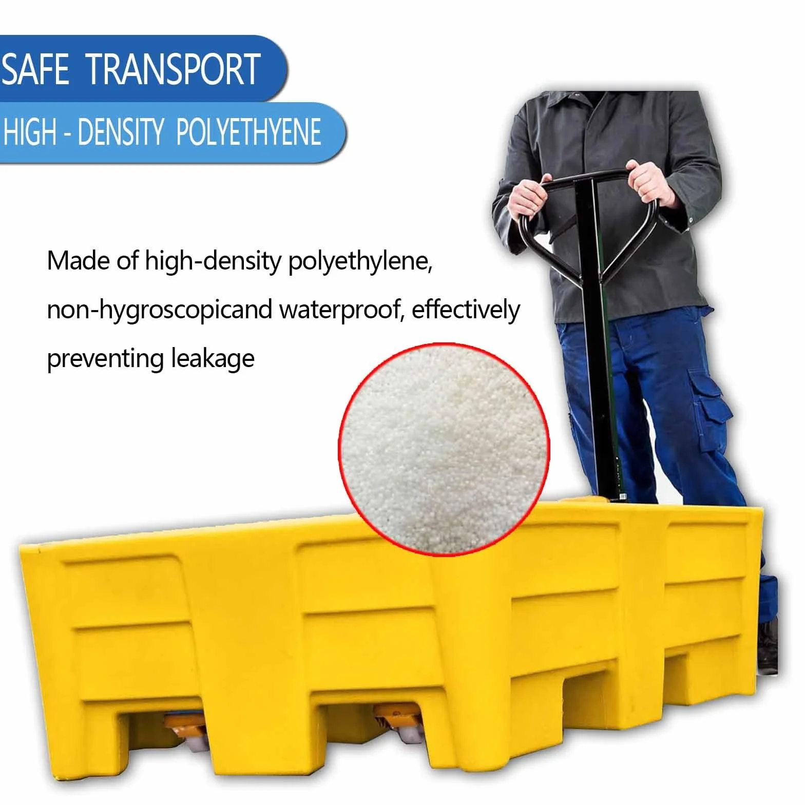 Contenitore di caduta della tasca del carrello elevatore del pallet di stoccaggio del garage industriale Capacità di carico 0.9kg Design anti-fuoriuscita Soluzione di nizzazione per impieghi gravosi