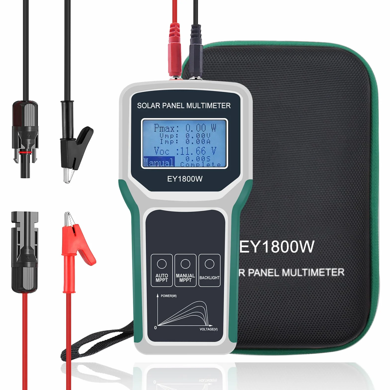 Ligowi 1800W Fotovoltaico Pannello Solare Tester MPPT Multimetro Pannelli Solari Tester Con Funzione di Protezione Ricarica Solare