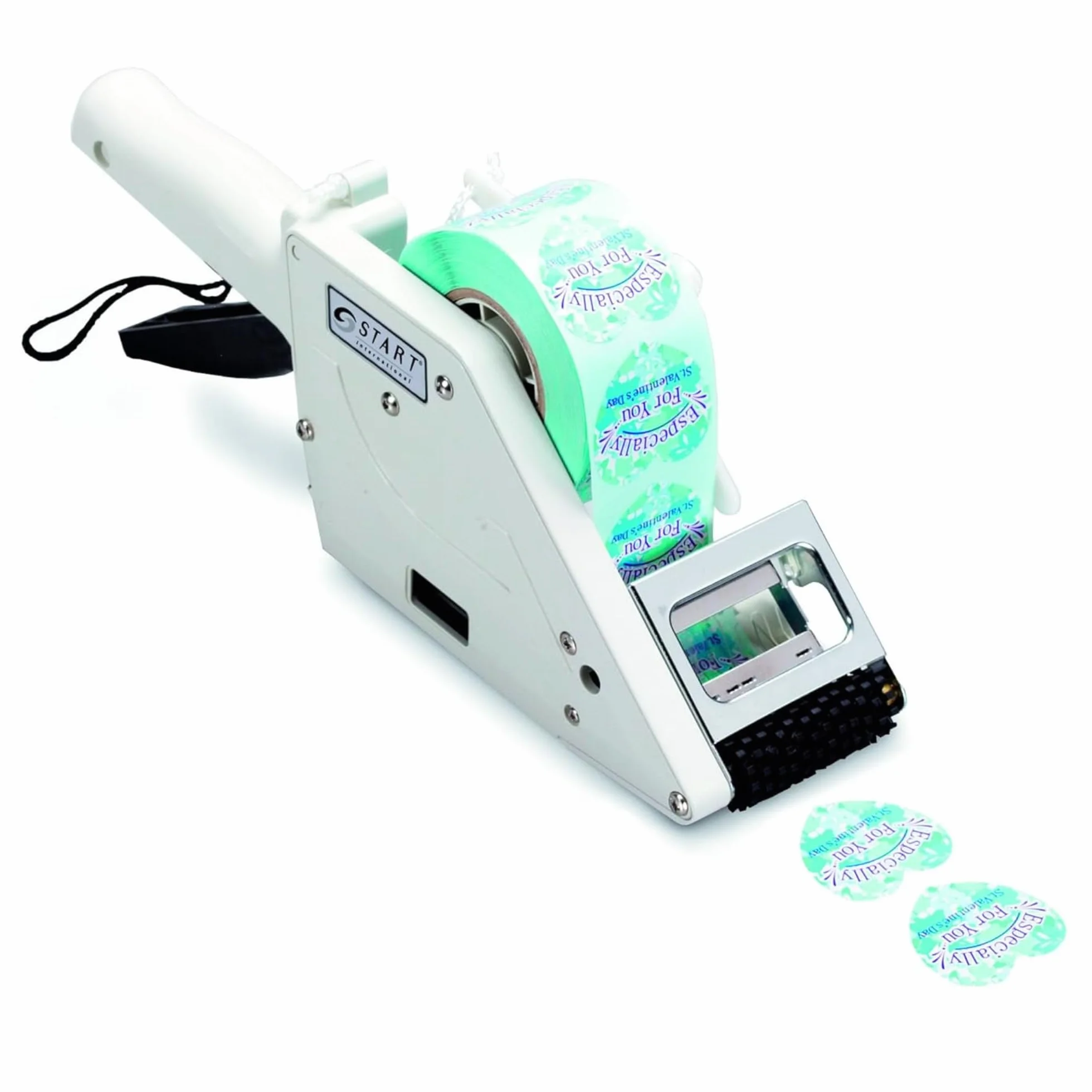 LAP65-60 - Applicatore manuale per etichette, 60 mm, colore: Bianco