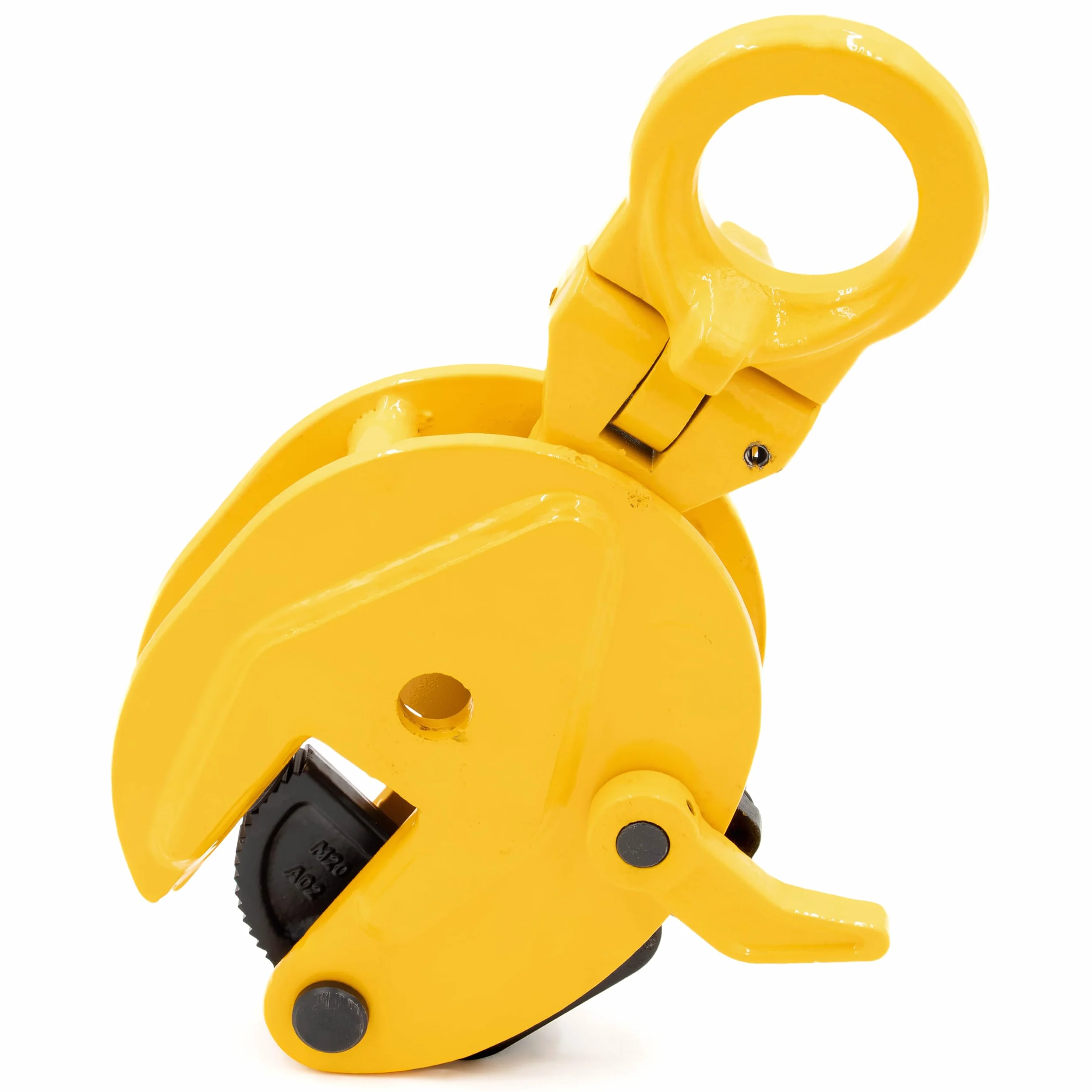 Morsetto di sollevamento verticale 1000 kg capacità di carico con occhiello girevole – Pinza in lamiera 1 tonnellata – Morsetto in lamiera 1t – Pinza di sollevamento verticale con