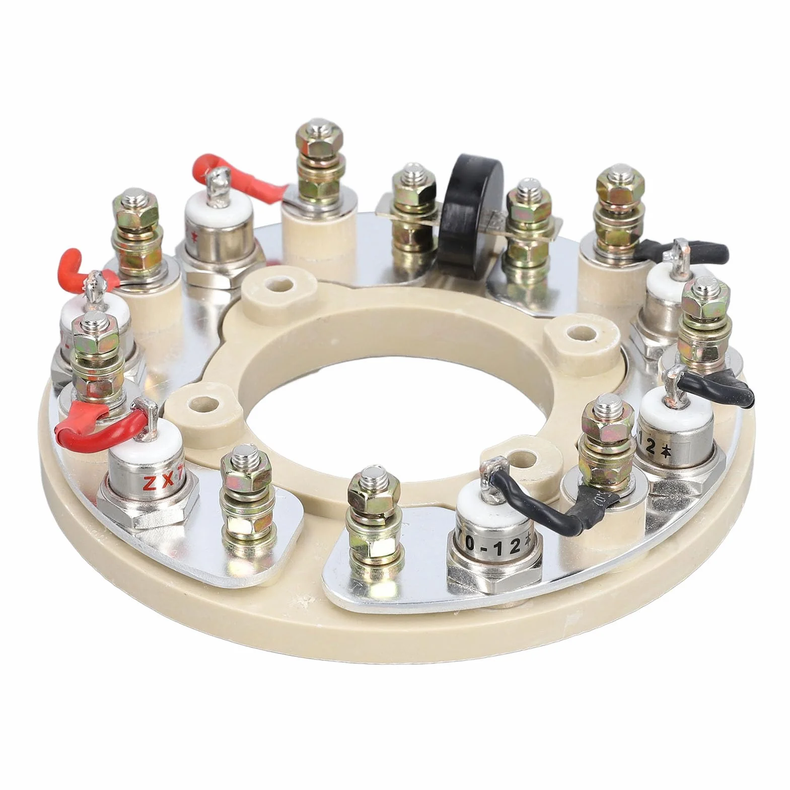 Raddrizzatore Ruota a ponte Anello ad circolare Kit diodi in ottone per componenti elettronici del generatore - Installazione filettata o a morsetto - Accessorio di uscita