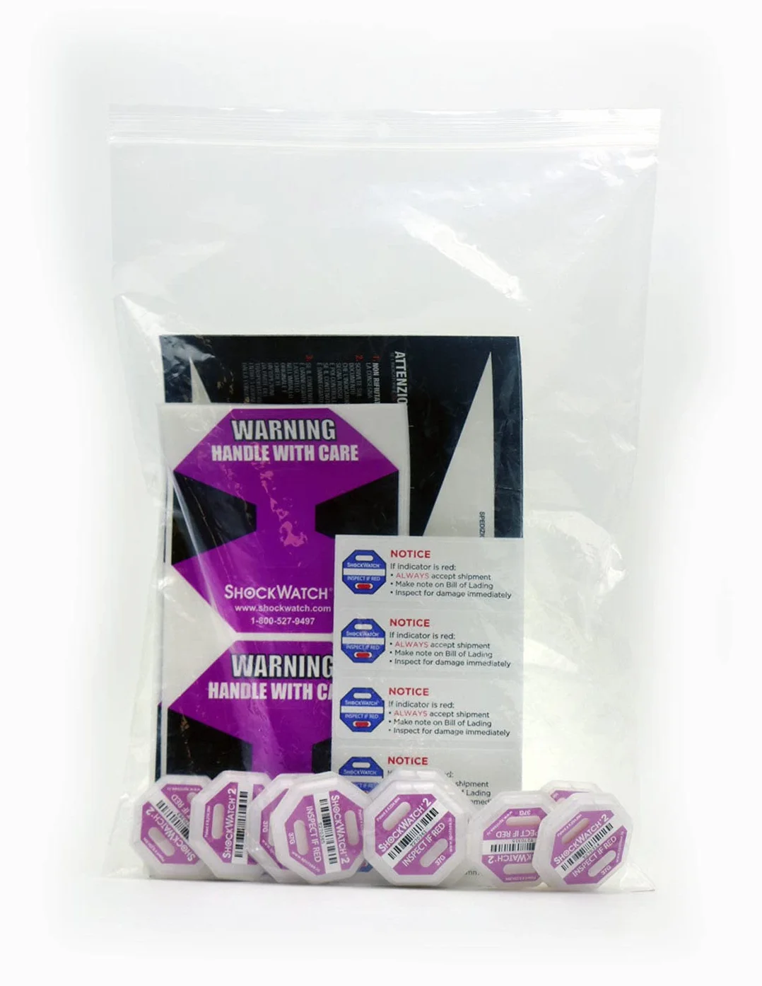Indicatore di Impatto Shockwatch 2 · 37G (Purple) - Pack 10 pz