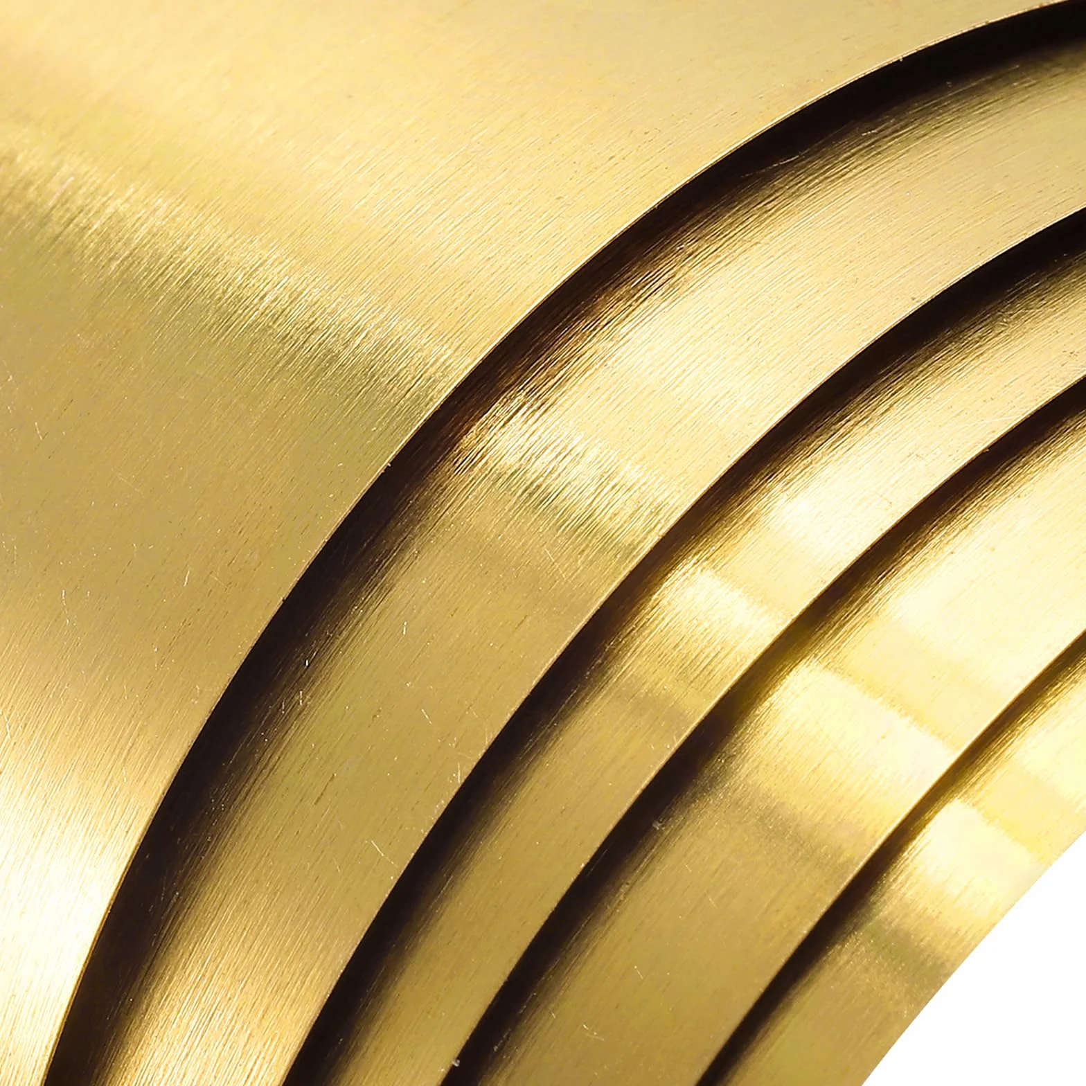 QUARKZMAN Rotolo di Lamiera in Ottone 2000mm x 100mm x 0,2mm - Nastro per Artigianato, Riparazioni Elettriche, Messa a Terra