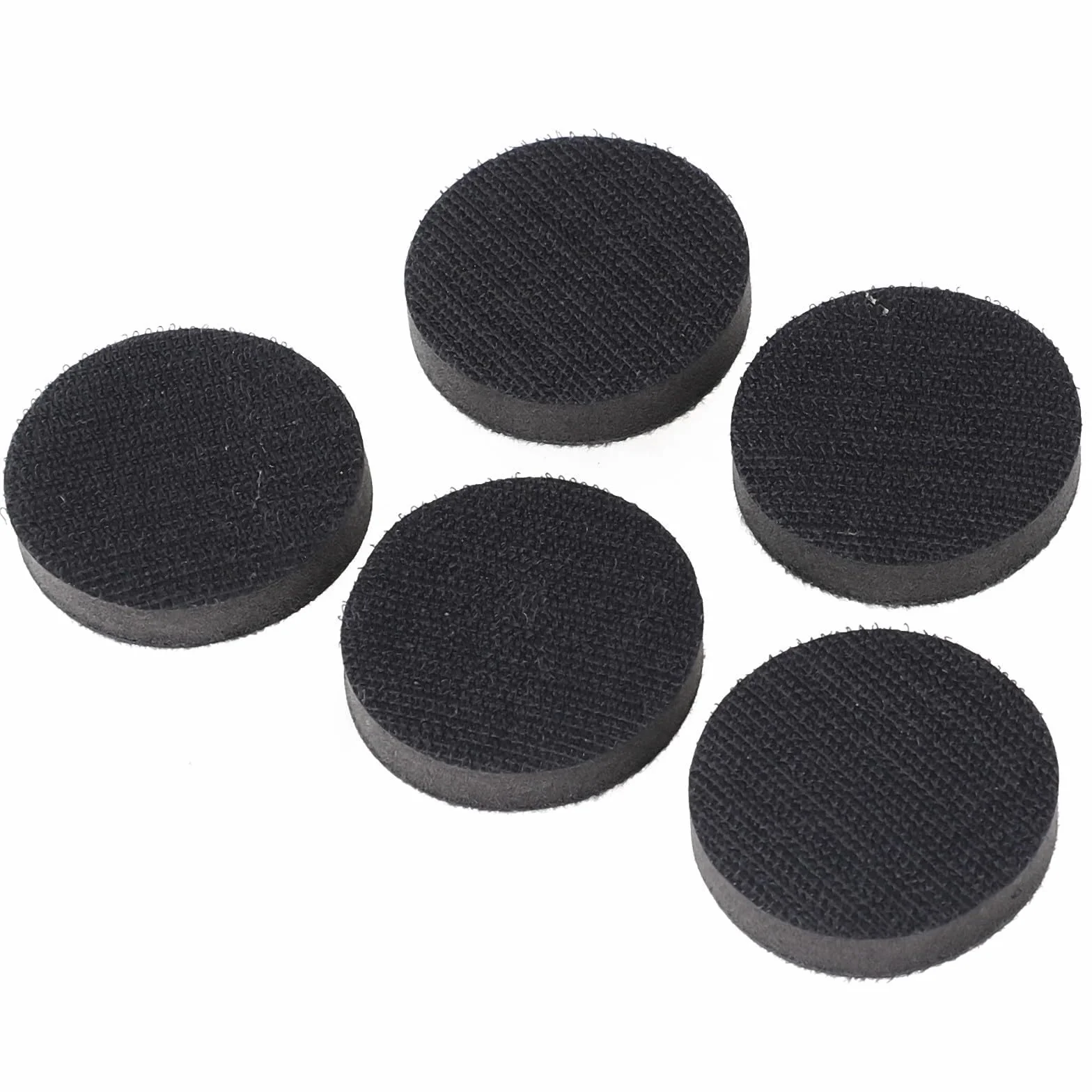 5 cuscinetti in schiuma morbida per tamponare l'interfaccia, 5 cm, 7,6 cm, 12 mm, in schiuma morbida a densità morbida, per levigatura, lucidatura dischi (50 mm)