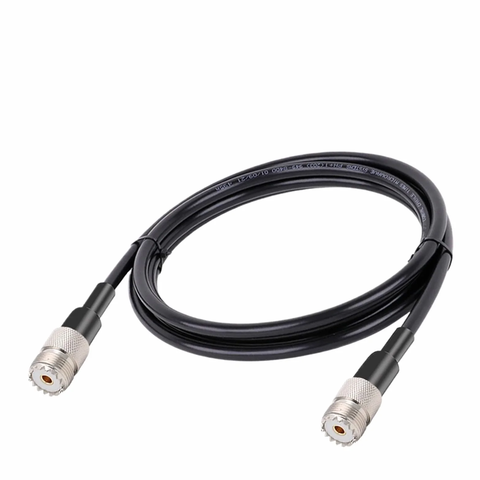 PL259 UHF SO239 Cavo jumper RG8X CB Antenna coassiale a bassa perdita 50 Ohm maschio a prolunga coassiale(UHF F to UHF F,8M)