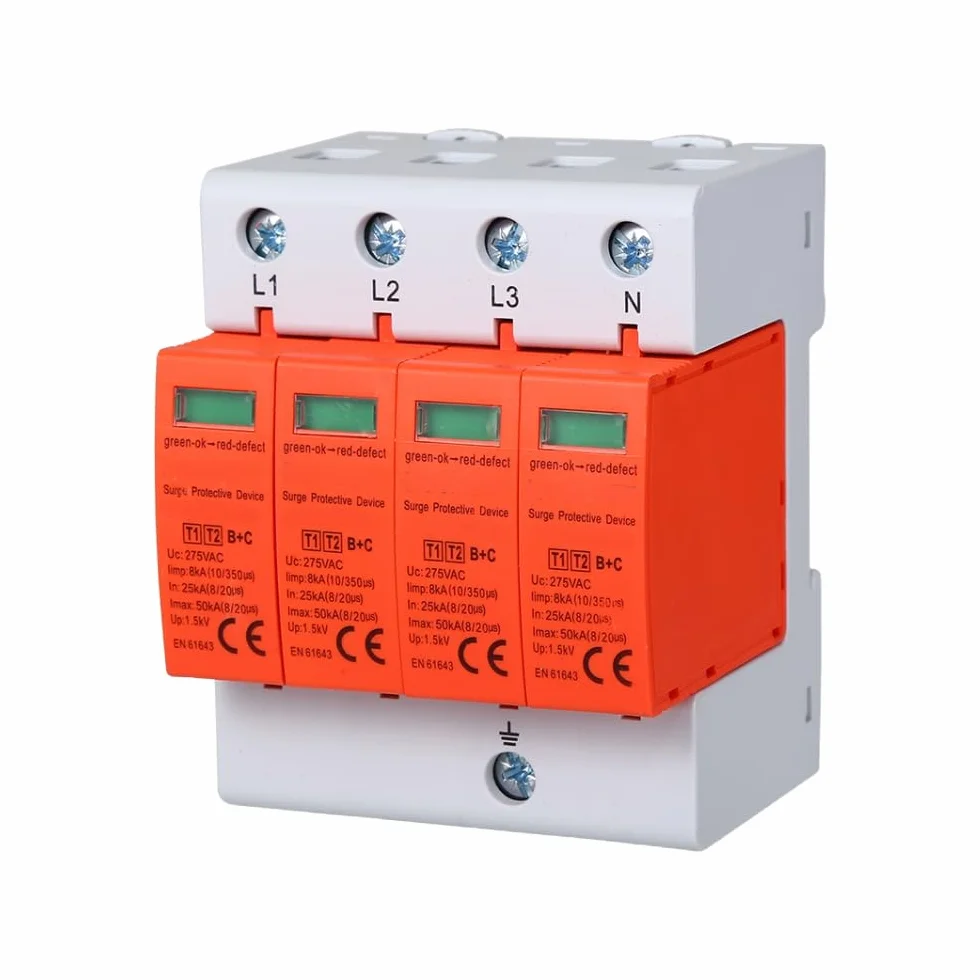 gloca Scaricatore Di Sovratensione 3PN 25KA-50KA T2