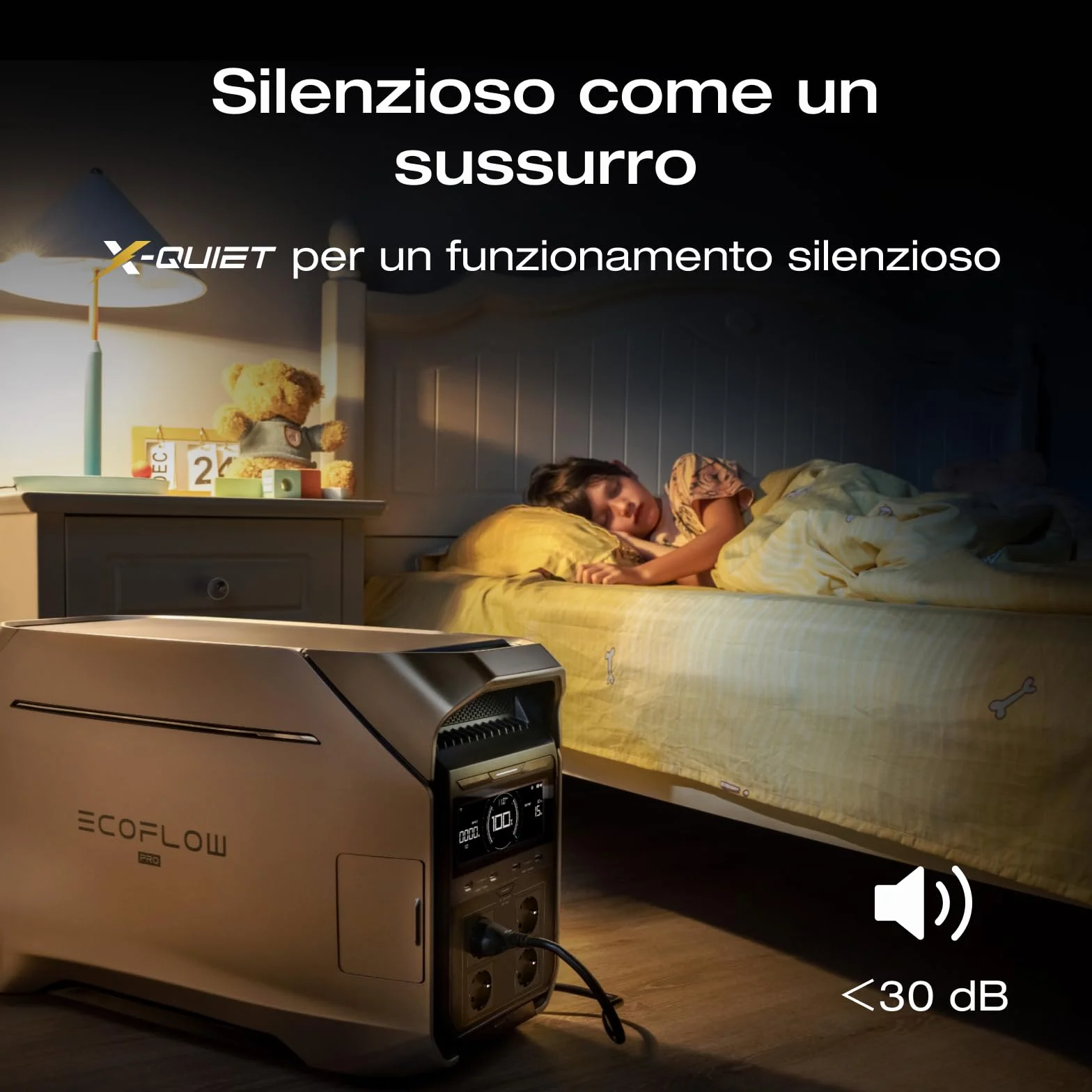 ECOFLOW Centrale elettrica portatile DELTA Pro 3, batteria LFP 4096Wh, espandibile 12kWh, uscita CA 4000W