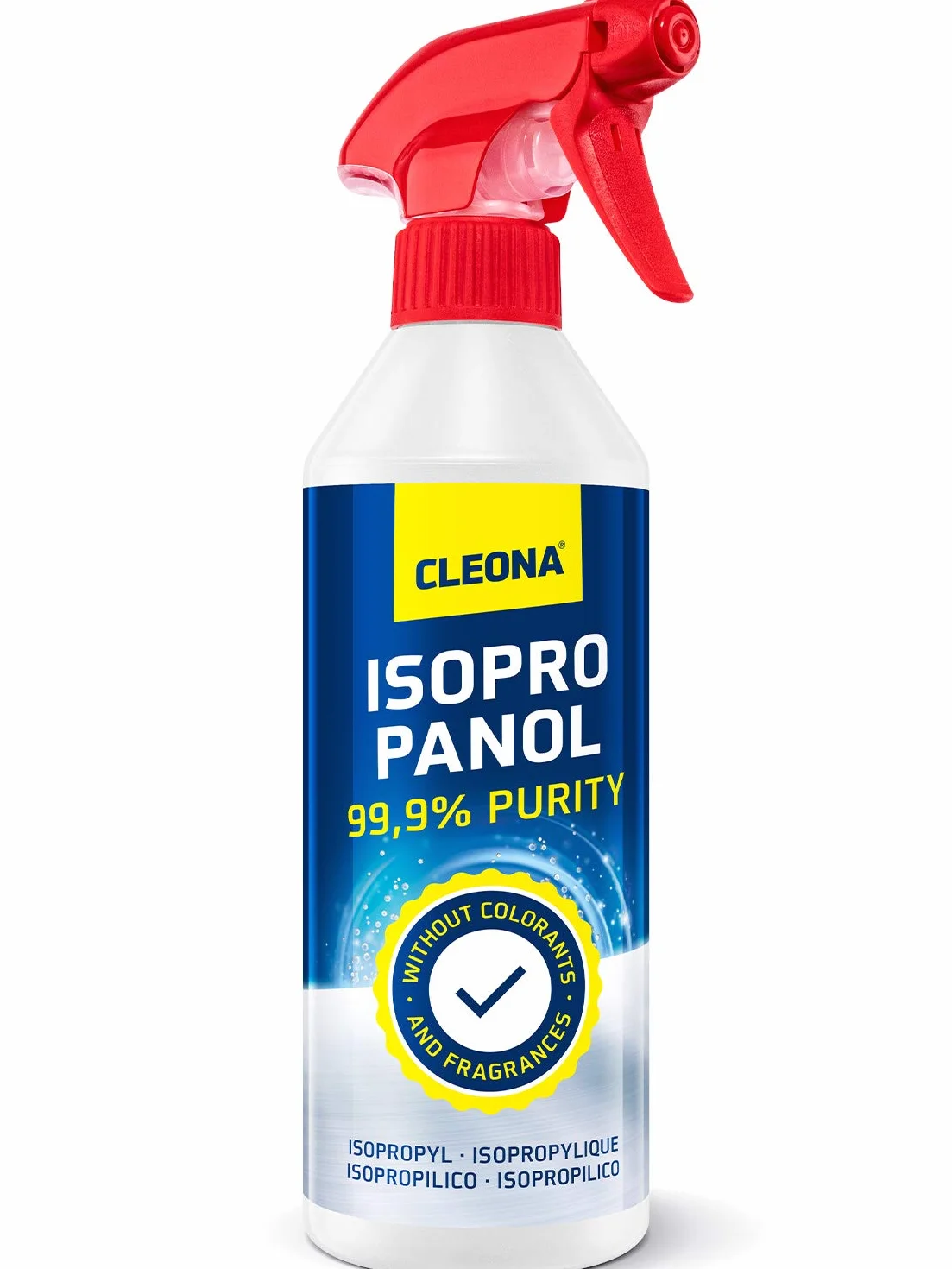 Isopropanolo Alcool Spray 99,9% Isopropilico - Limpiador de desengrasante IPA 500ml in flacone