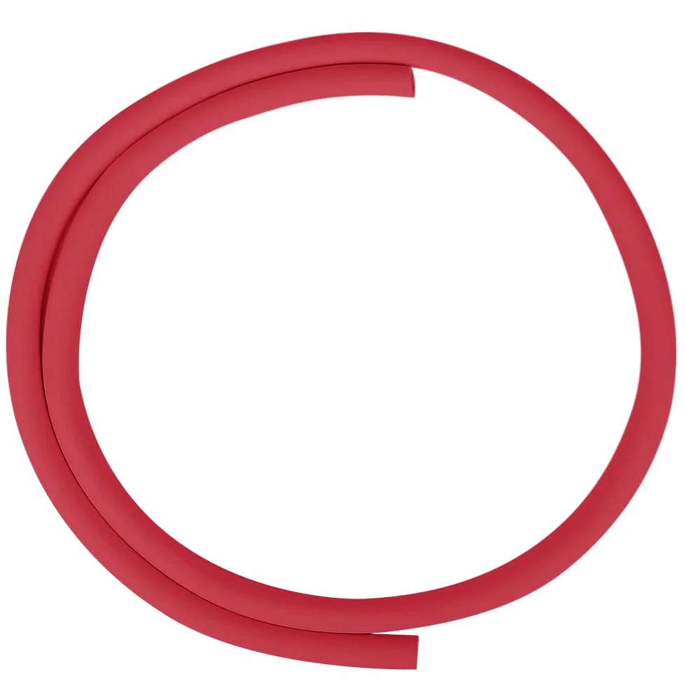 stonylab Tubi di Gomma Rossi per Vuoto, 18 mm OD 8 mm ID Tubi a Vuoto Tubo in Gomma naturale per Vuoto, 8 x 18 mm Rubber Tubing Si Adatta alla Vetreria da Laboratorio stonylab, 1 Meter