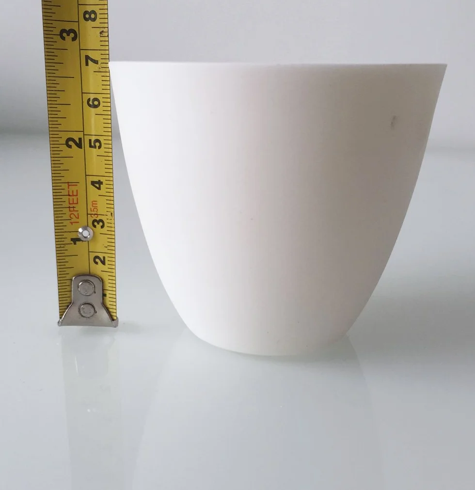 LLF 99,3% Crogiolo Al2O3 dell'alluminio dell'ossido di alluminio dell'allumina del crogiolo per il laboratorio (200ml)