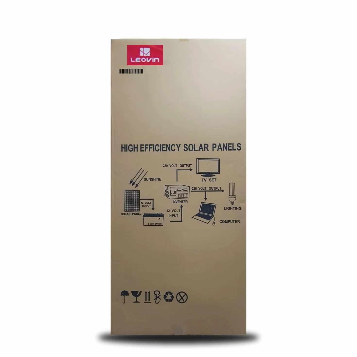 Kit Fotovoltaico 3KW Pannello Solare 300W Inverter 2000W Regolatore 30A
