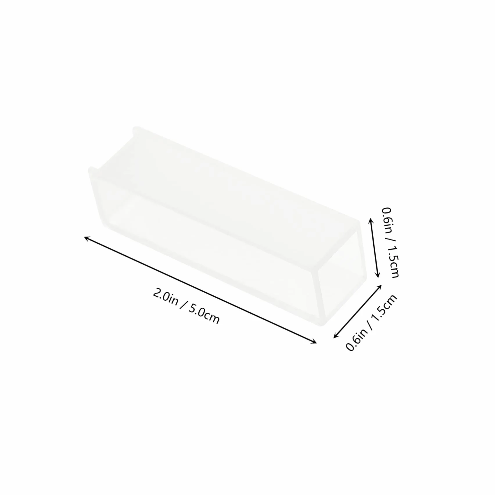 Homoyoyo Cuvette in Vetro da Laboratorio Lunghezza Percorso 10mm Set di 4 per Spettrofotometro