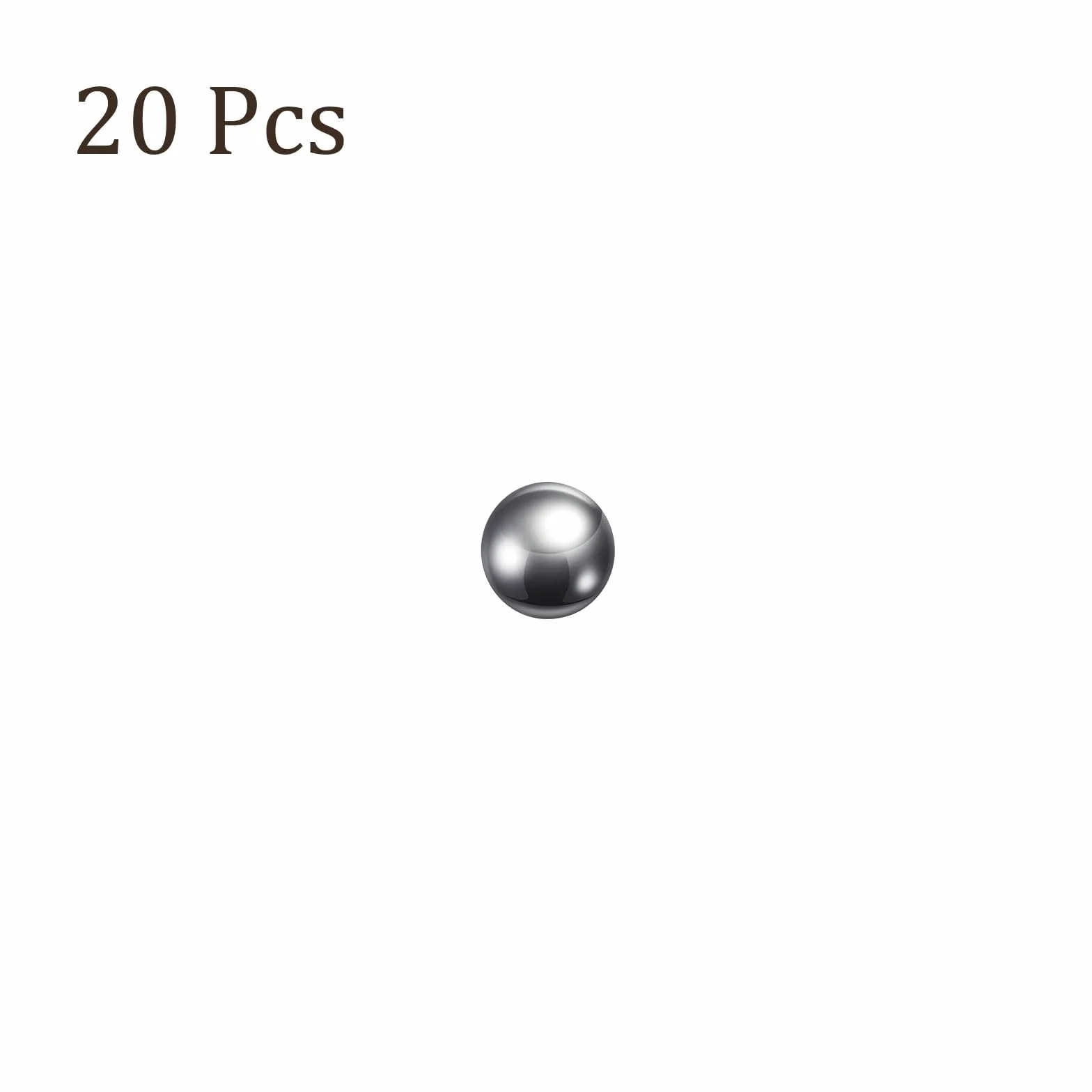 Sfere Acciaio 316L 1/4" Precisione per Cuscinetti - 20 szt