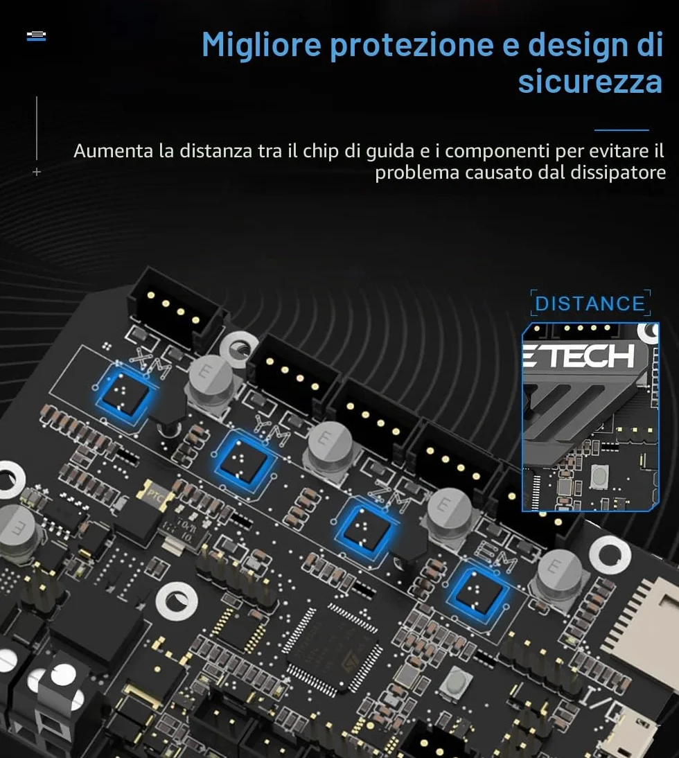 BIGTREETECH SKR Mini E3 V3.0 Silenzioso Mainboard Aggiornamento Stampante 3D 32 bit Scheda di Controllo TMC2209 Stepper Motor Driver per Ender 3 v2 Ender 3 Pro Ender 5 CR10