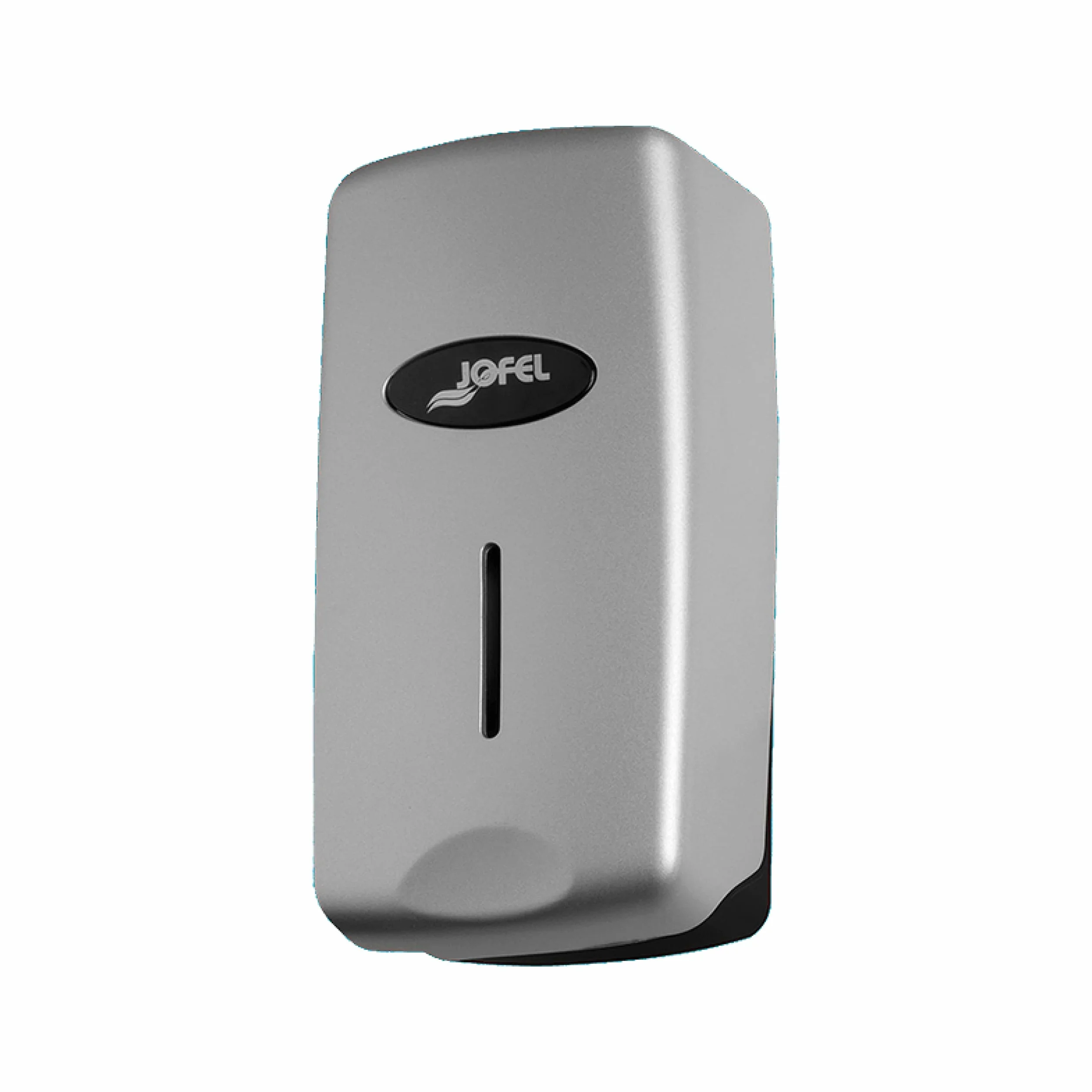 Jofel - Distributore di sapone a parete, ricaricabile con sapone liquido, capacità 1L, distributore di sapone per il bagno, corpo robusto in ABS, antigoccia e anticorrosione, Valor AC27350