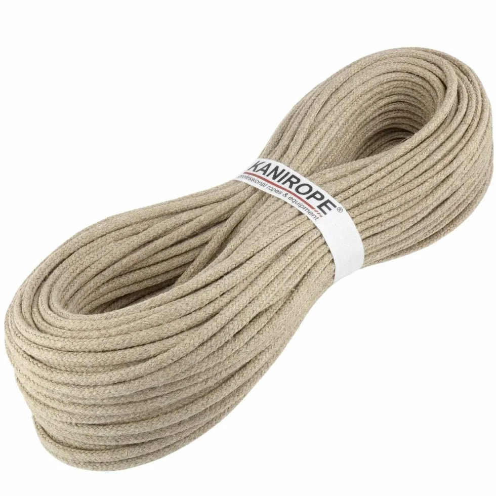 canapa corda 8 mm 50 m 16 intrecciati.