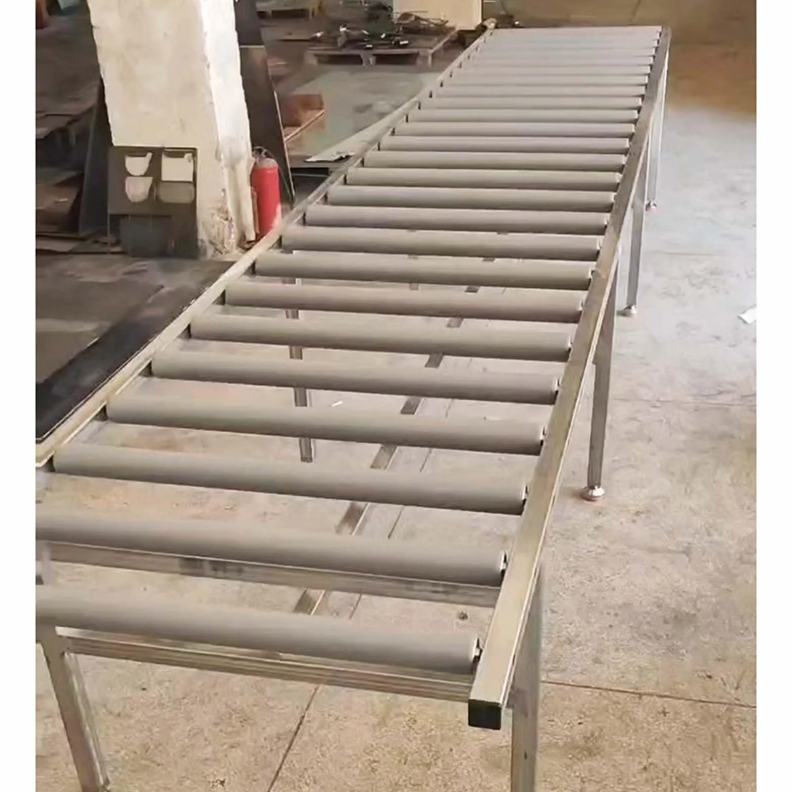 Nastro Rullo Trasportatore Confezione Da 5 Rulli Trasportatori Industriali In PVC, Rulli Di Ricambio Per Trasmissione A Gravità 20 25 32 40 50 63 MM Diametro, Per Progetti Trasloco, Grigi(Dia 50mm(2")