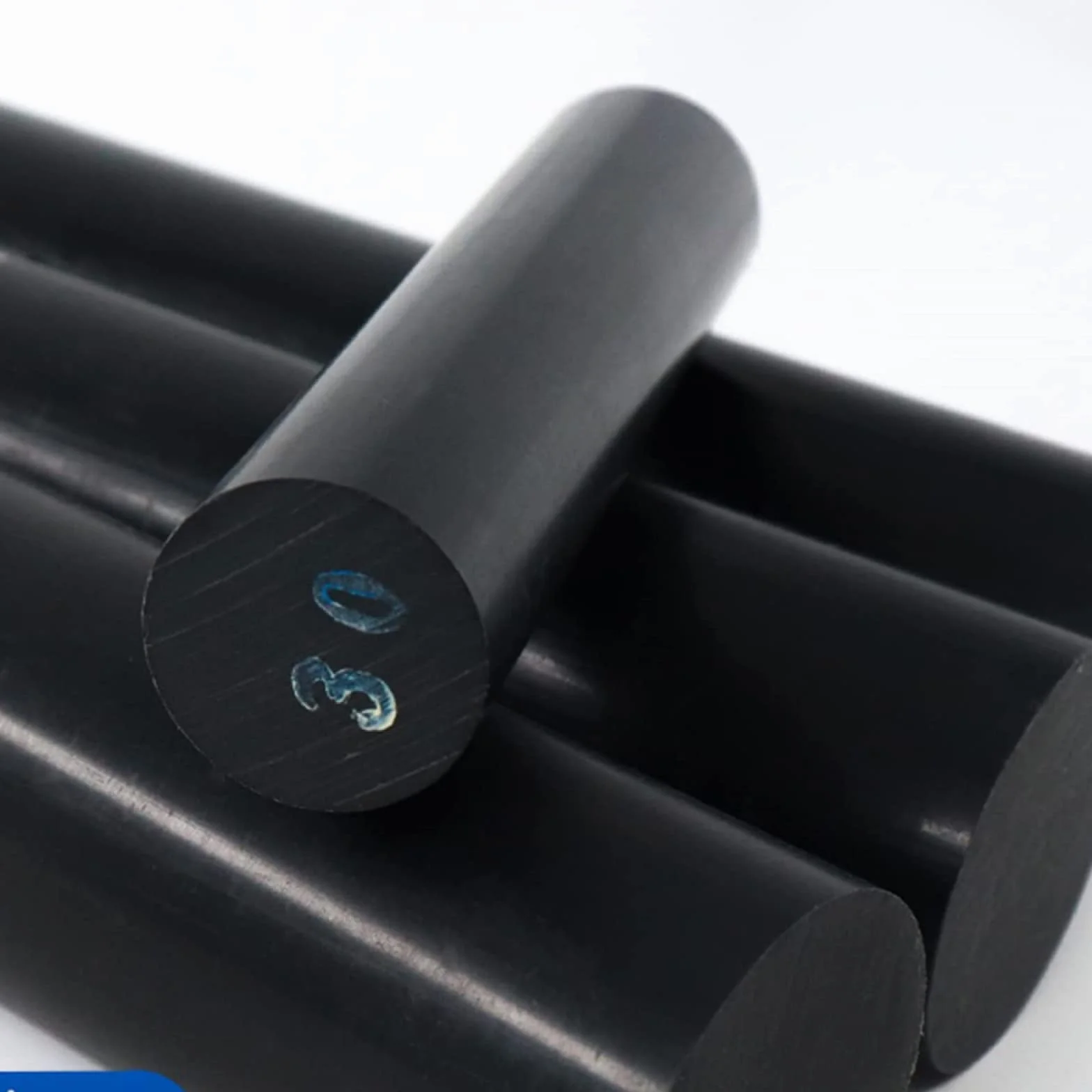 Barra tonda ABS nera diametro 8-25 mm lunghezza 500 mm per modellismo