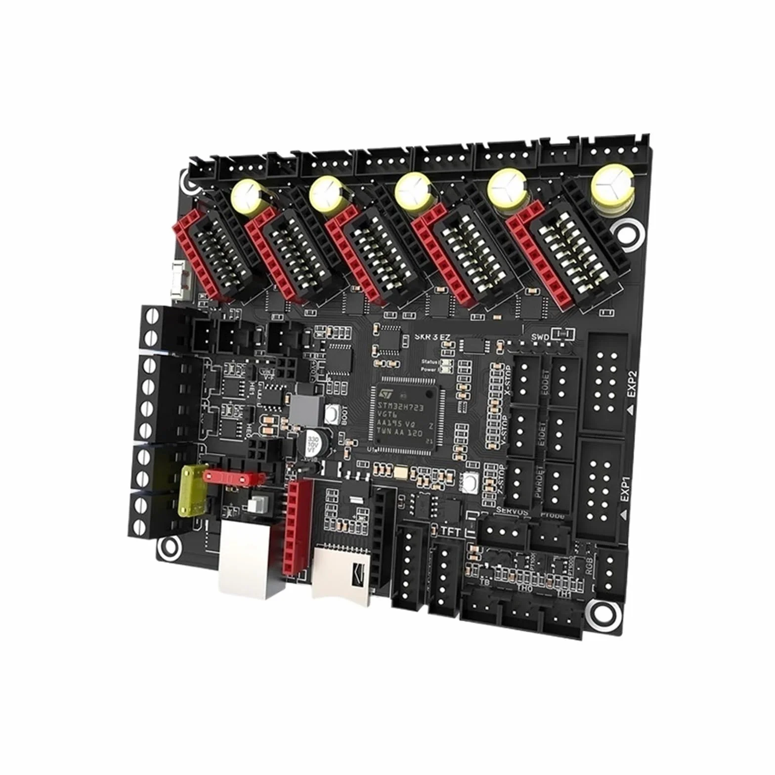 Scheda madre SKR 3 EZ compatibile con Ender 3 V2/5 | Supporto driver EZ, compatibile con Raspberry Pi, layout multi-interfaccia, design pronto for l'espansione(SKR 3 EZ)