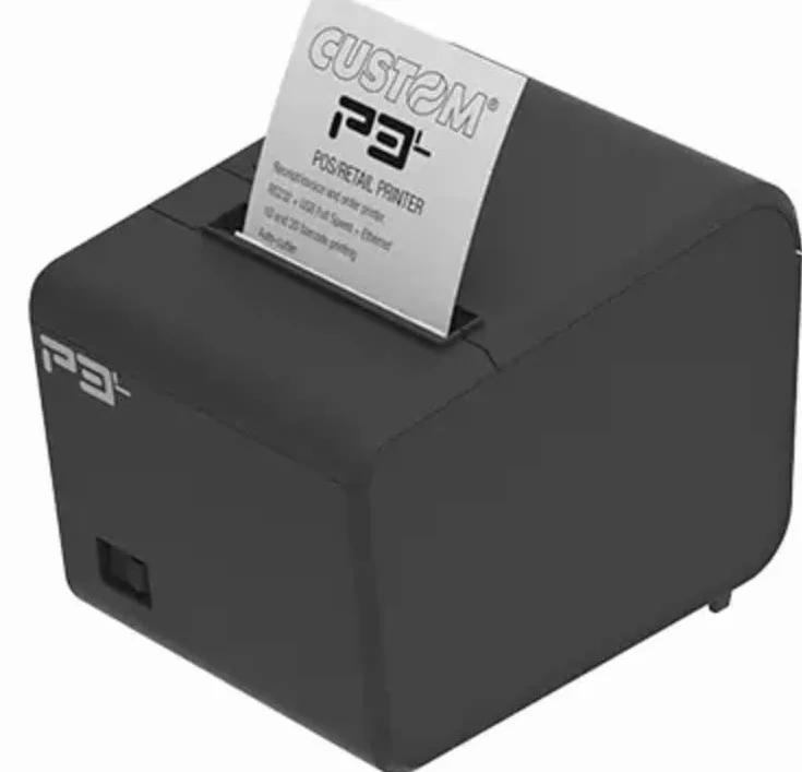 Custom STAMPANTE TERMICA P3L - Ethernet & Usb - POS, SCOMMESSE, NEGOZI, COMANDE