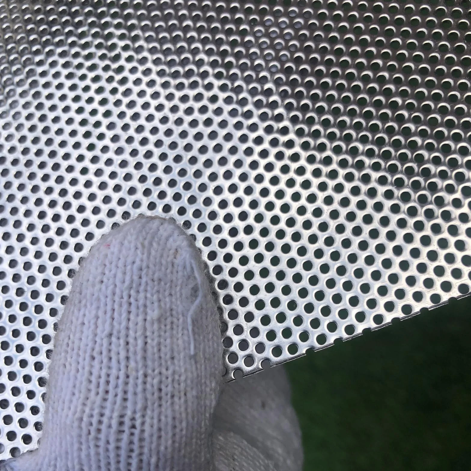 Lamiera forata in acciaio inox, griglia forata in acciaio inox, 1,5 mm, spessore 1,1 mm, 762 mm x 381 mm, griglia forata in metallo