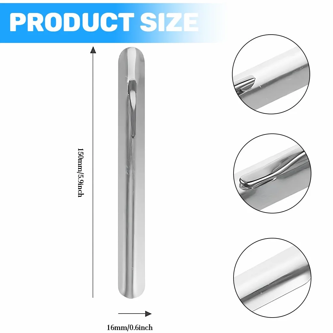 2 Pezzi Strumento per Briciole Raccoglibriciole Da Tavolo, Raccogli Briciole,Paletta Raccogli Briciole in Acciaio Inox,Raccogli Briciole Bordo Curvo e Flessibile, Attrezzo per ristorante