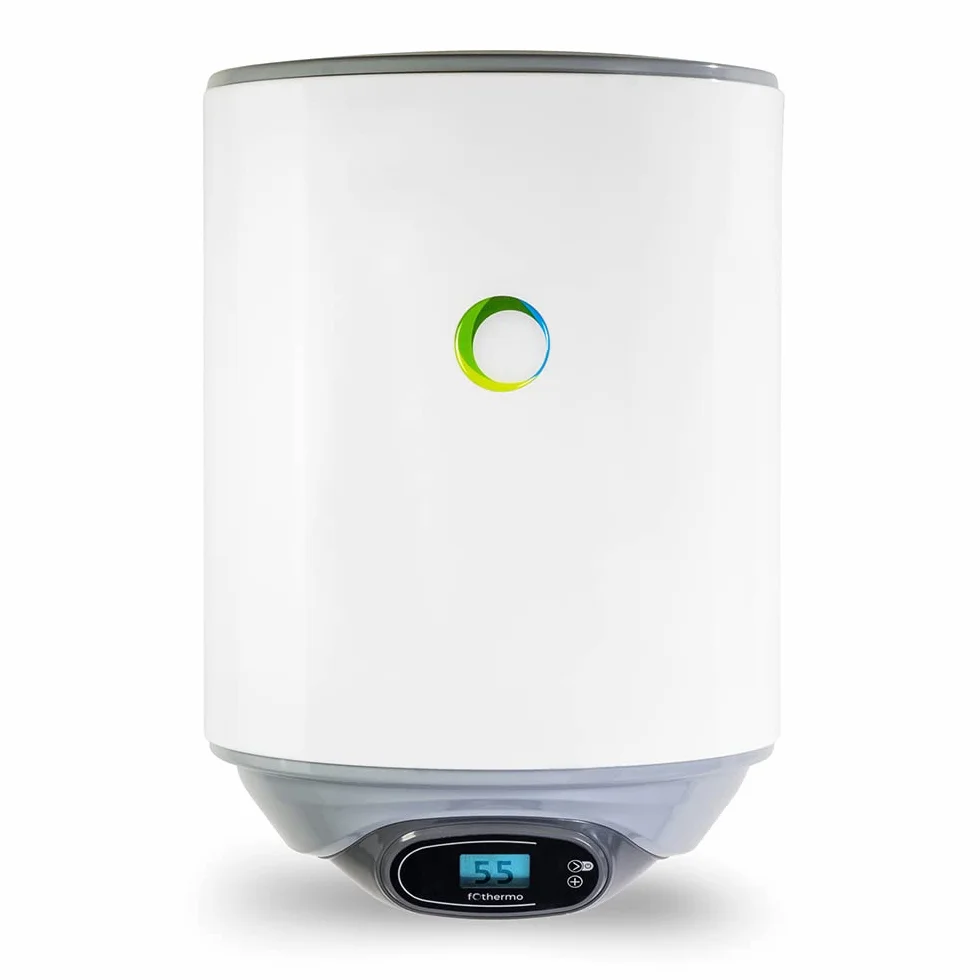 Fothermo Caldaia Fotovoltaica da 30 L, Scaldacqua a Energia Solare, Modern, Bianco