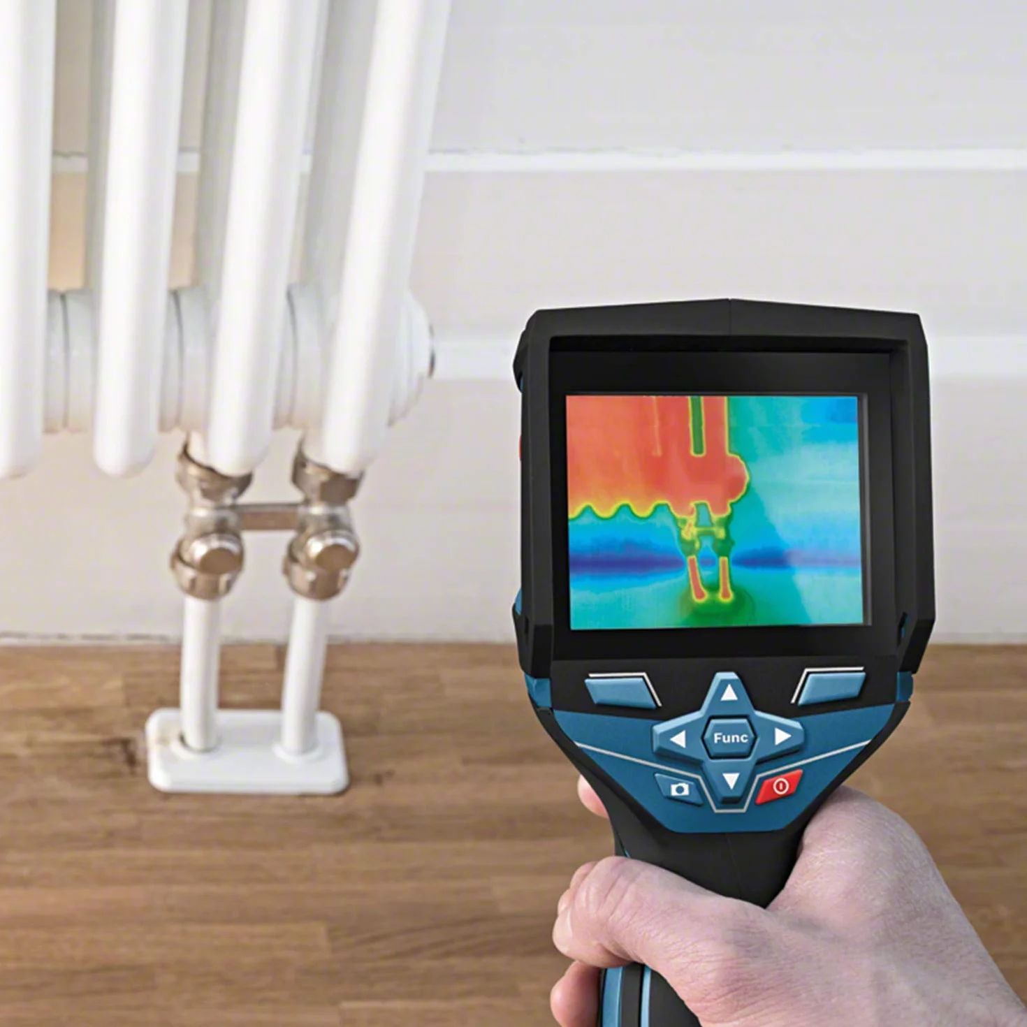 Bosch Professional 12V System Termocamera GTC 400 C (2 batterie 12 V, nuova custodia, con funzione app, temperatura: da -10 °C a +400 °C, risoluzione: 160 x 120 px) - Amazon Exclusive