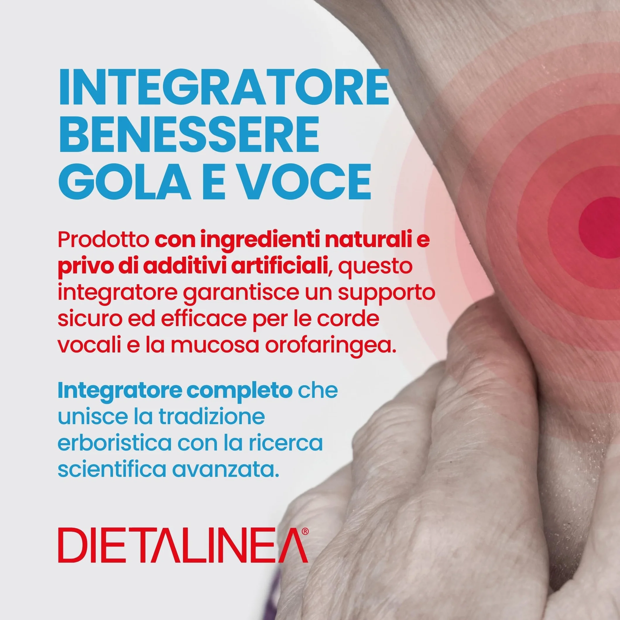 Dietalinea Chorus Voce Spray Gola Forte 20 ml Antinfiammatorio per Voce e Mal di Gola