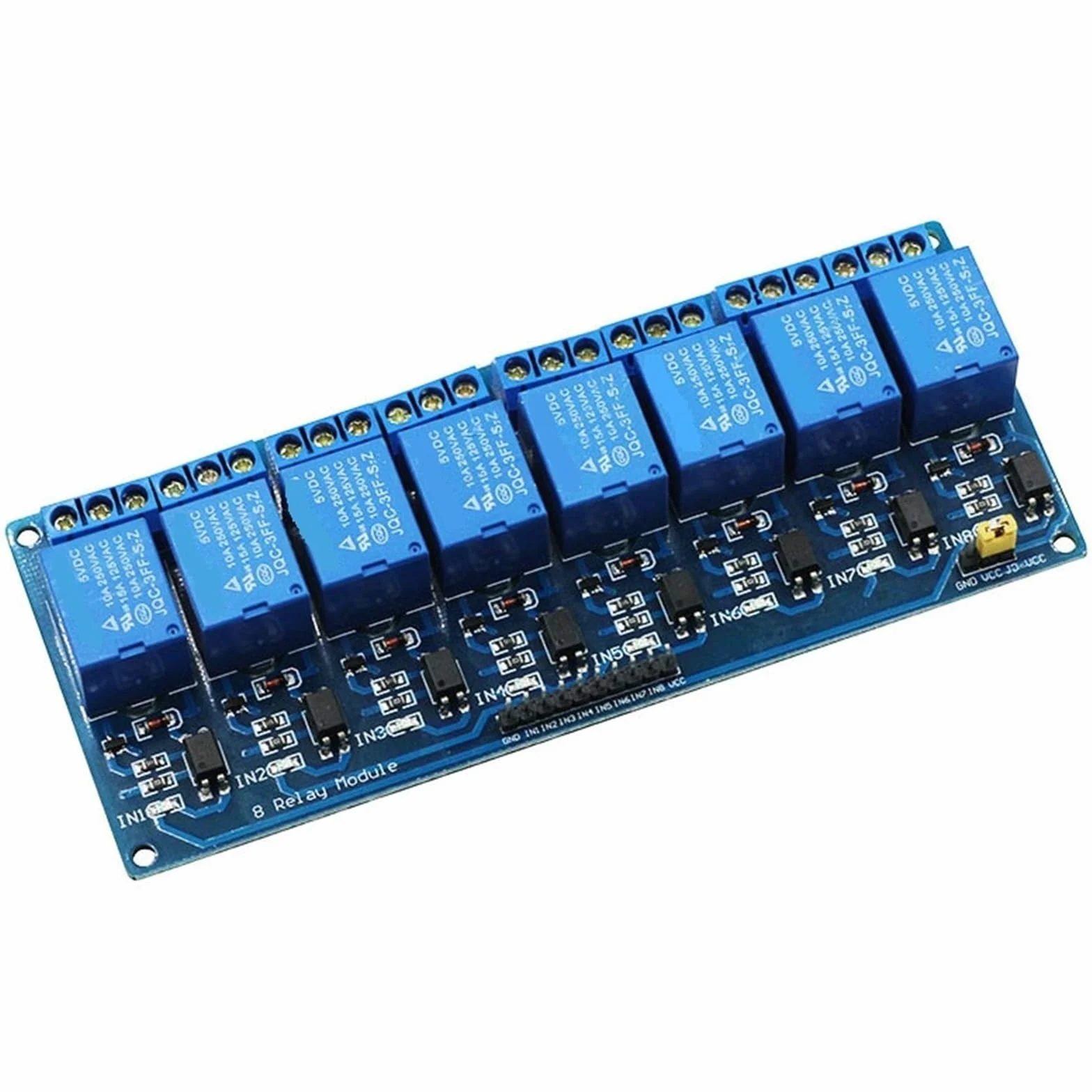 Modulo relè 5V 1 2 4 a 8 canali uscita a(5v,8)
