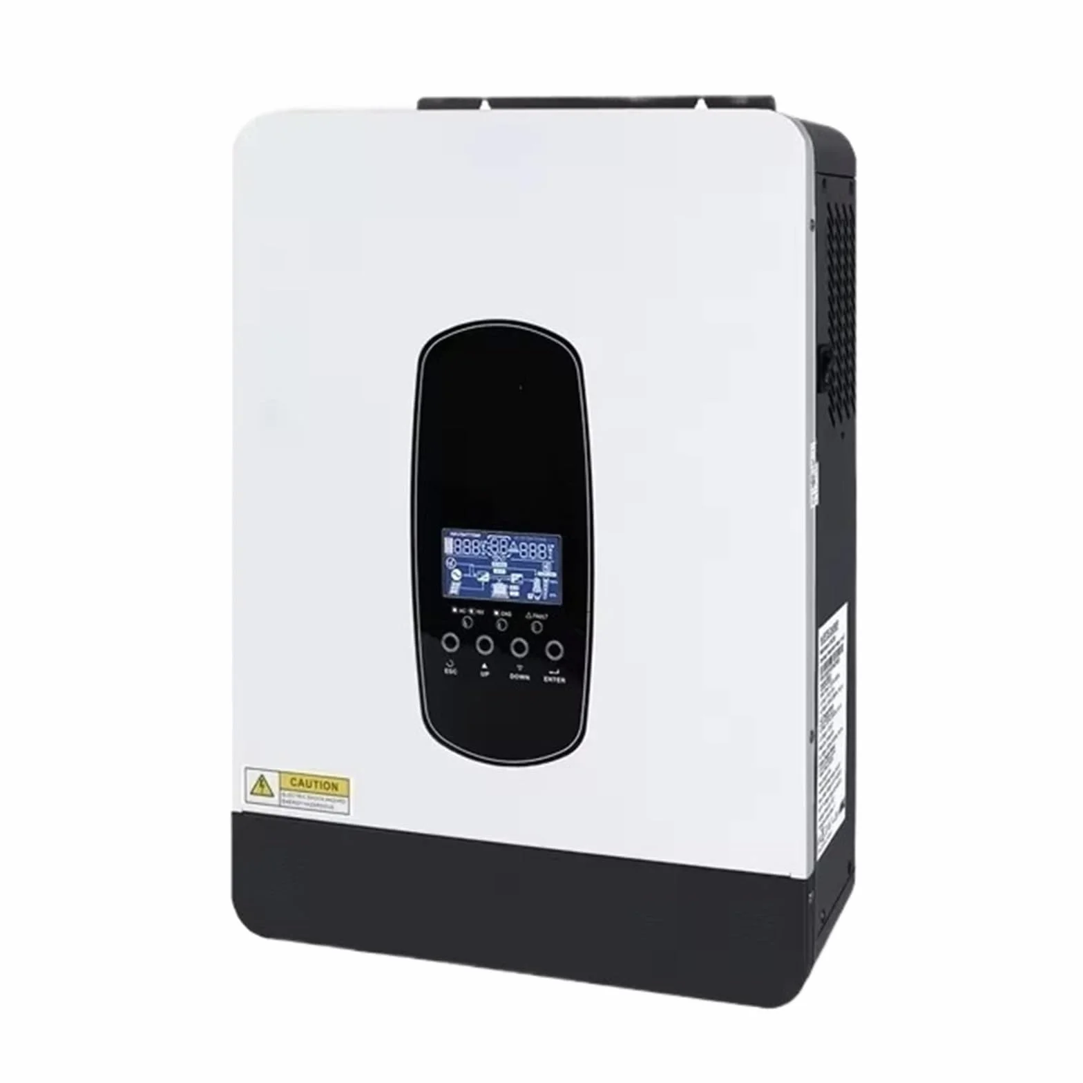 Inverter Solare Ibrido da 1,8 kW, Inverter Solare Fuori Rete da 12 V a 220 V con regolatore di Carica MPPT da 80 A, Inverter a Onda sinusoidale Pura